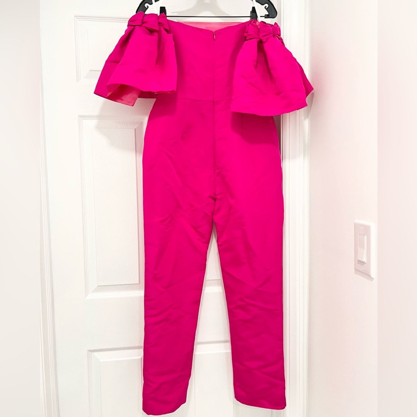 Other ALEXIA MARIA Dahlia Silk Faille Jumpsuit US:6 Size 28" / US 6 / IT 42 - 6 Thumbnail