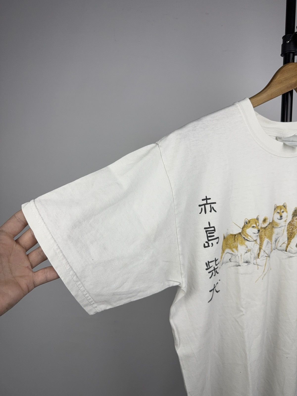 Vintage 00s Vintage Shiba Inu Dog Graphic Akashima Kennels T Shirt Size US M / EU 48-50 / 2 - 12 Thumbnail