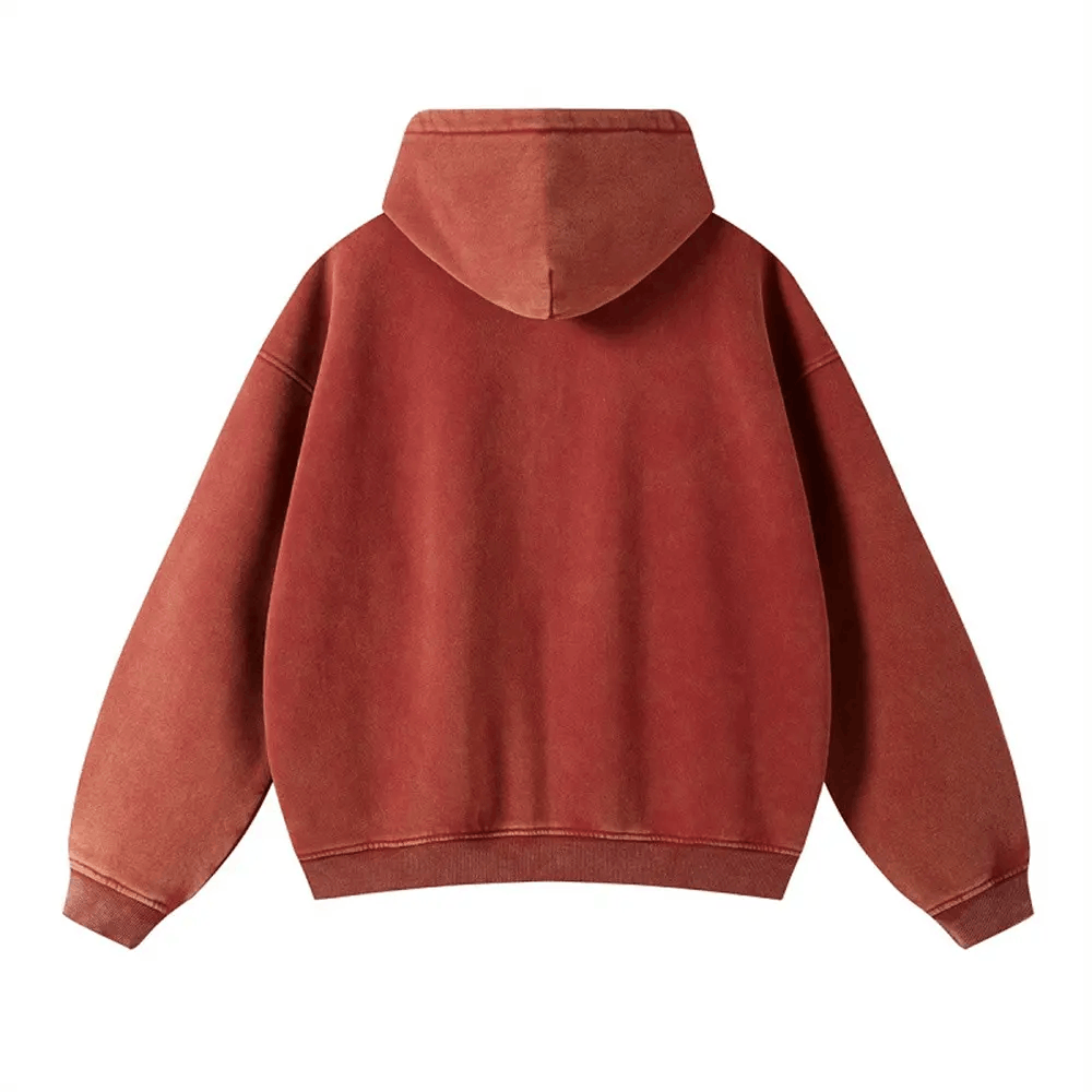 Japanese Brand × Vintage Red Batik Fleece Zippered Hoodie Size US XL / EU 56 / 4 - 3 Thumbnail