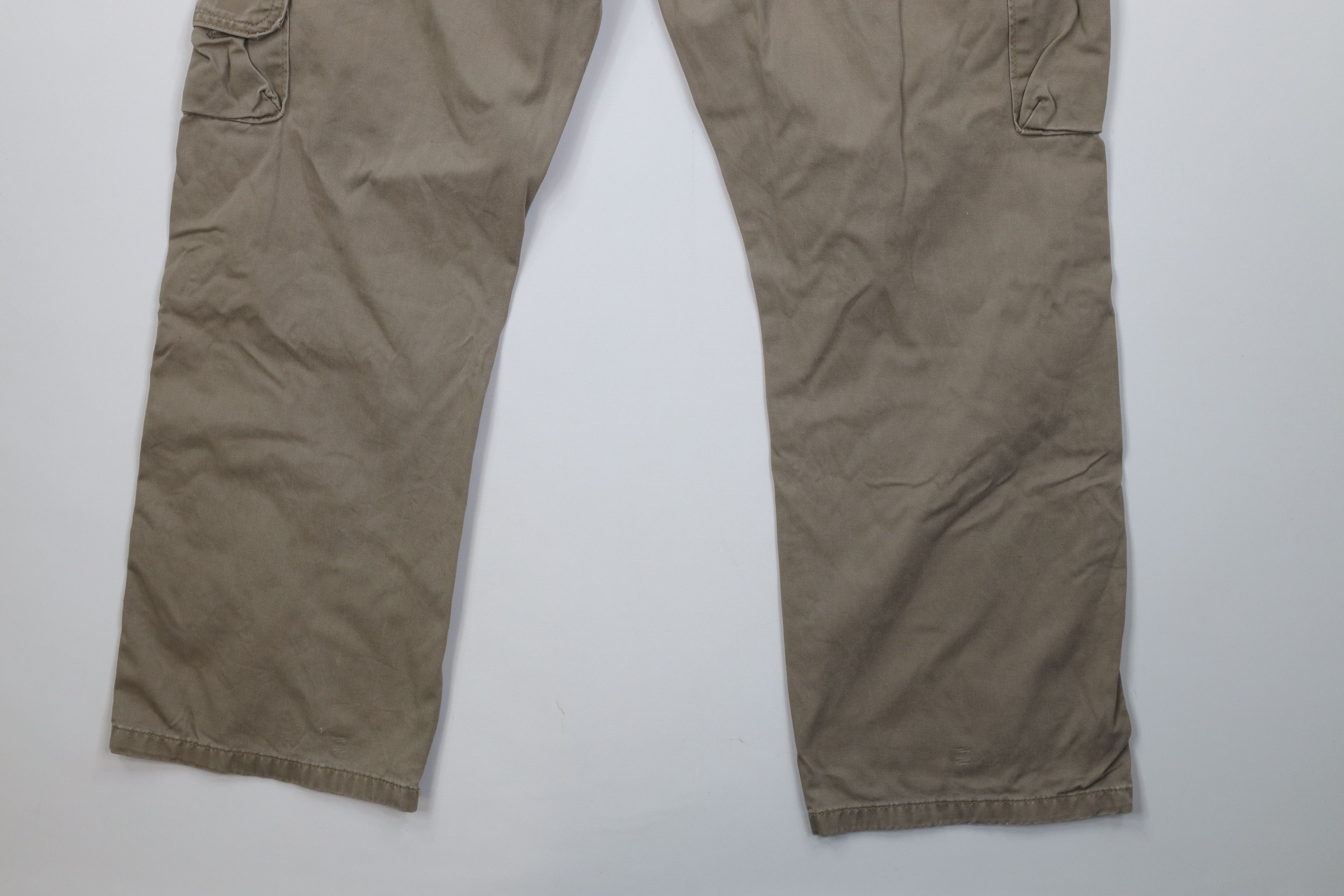Wrangler Vintage Y2K Wrangler Wide Leg Cargo Pants Trousers Khaki Size US 38 / EU 54 - 14 Thumbnail