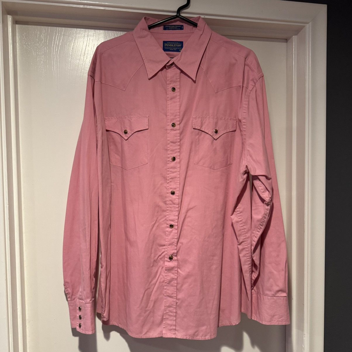 Pendleton Pink Pendleton Pearl Snap Western Frontier Shirt XXL Cotton Size US XXL / EU 58 / 5 - 1 Thumbnail