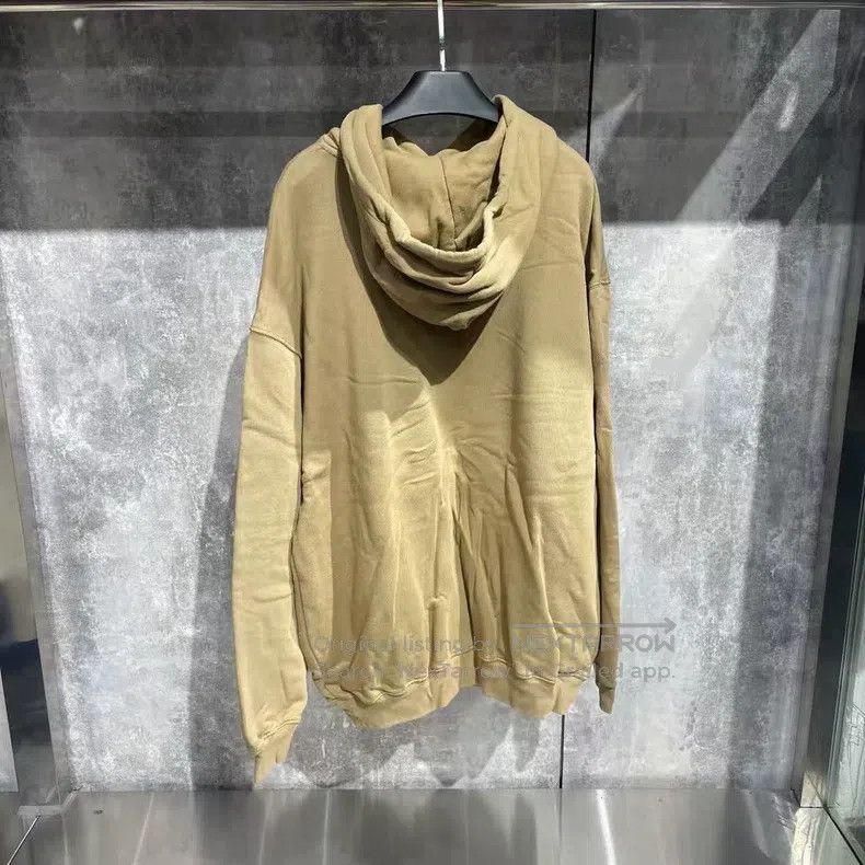 Balenciaga Balenciaga Khaki wheat pattern hoodie Size US M / EU 48-50 / 2 - 5 Thumbnail