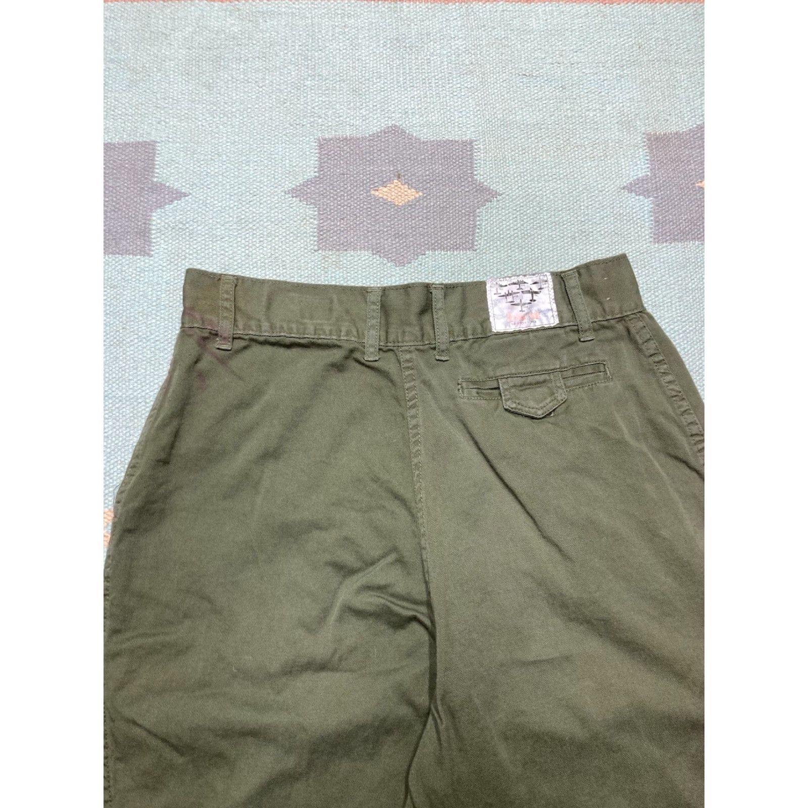 Vintage Vtg Y2K Cargo Pants Baggy Tapered Army Green 30x33 Men Pockets Rescue Pants Size US 30 / EU 46 - 6 Thumbnail
