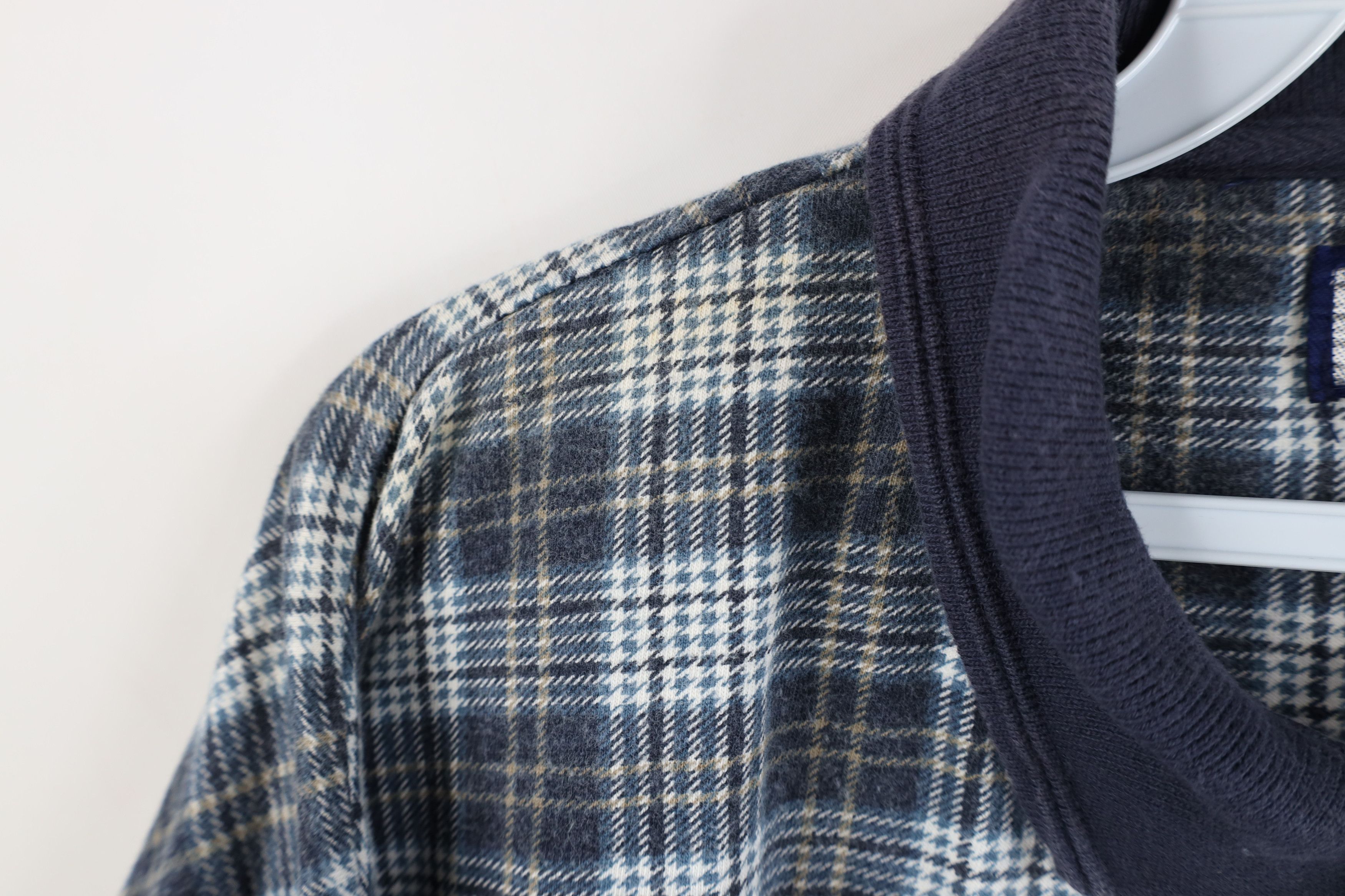 Vintage Vintage 90s Streetwear Plaid Long Sleeve Rugby Polo Size US XL / EU 56 / 4 - 6 Thumbnail