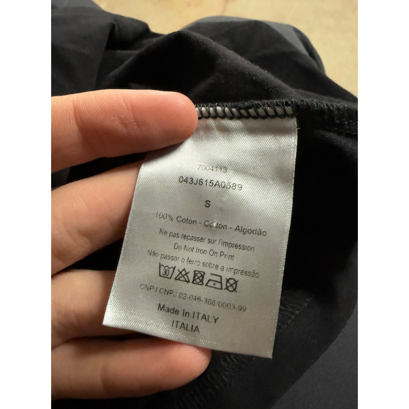 Dior Dior Tee Black Atelier Used Small Size US S / EU 44-46 / 1 - 3 Thumbnail