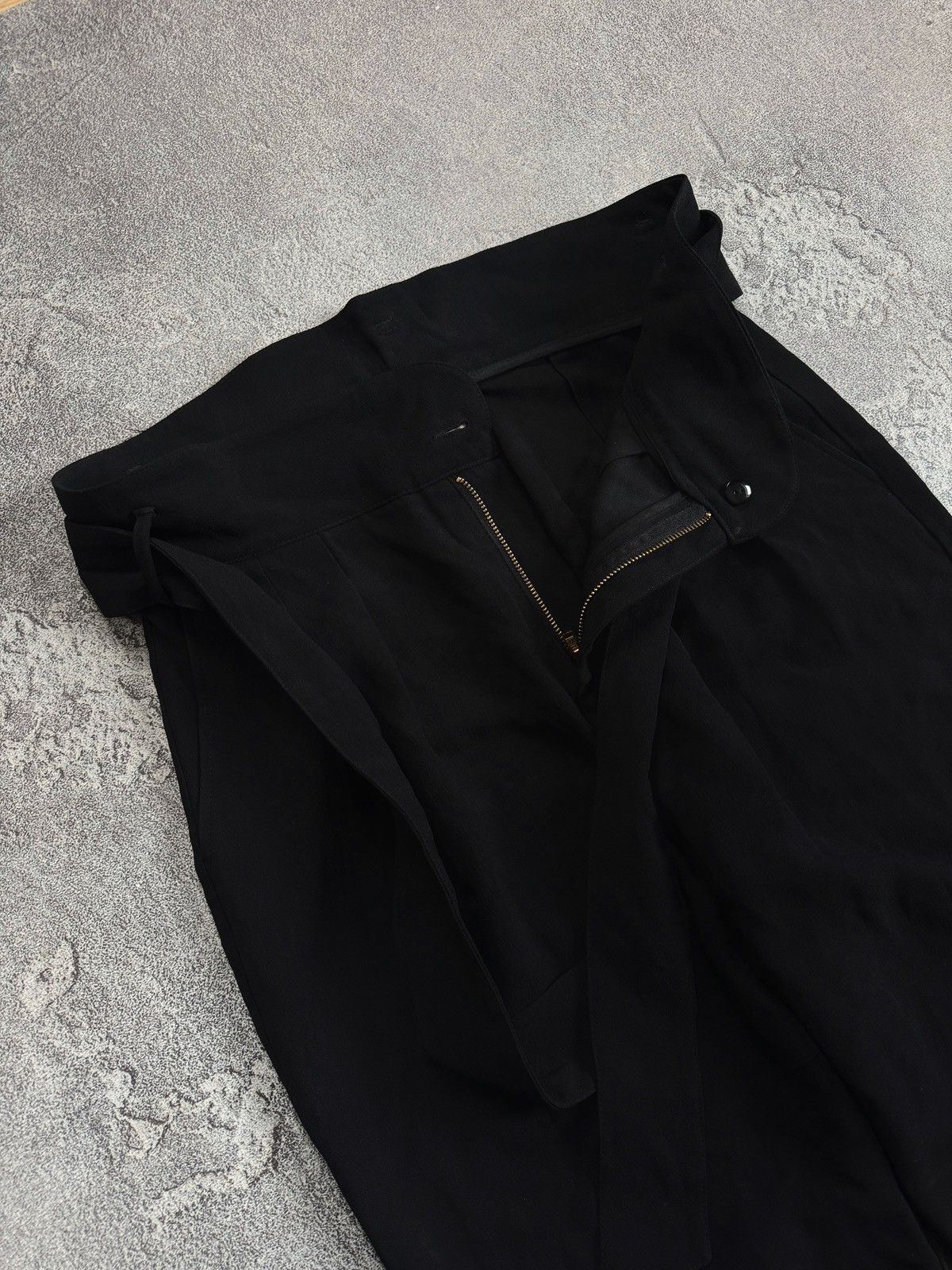Sezane Sezane High Waist Paperbag Trousers Belted Pants Size FR 40 Size 28" / US 6 / IT 42 - 5 Thumbnail