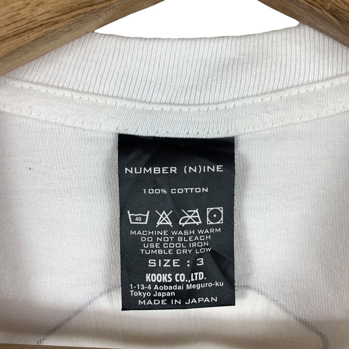 Number (N)ine Vintage Number (N)ine "Milk" Tongue & Lip Logo Tee Size US M / EU 48-50 / 2 - 3 Thumbnail