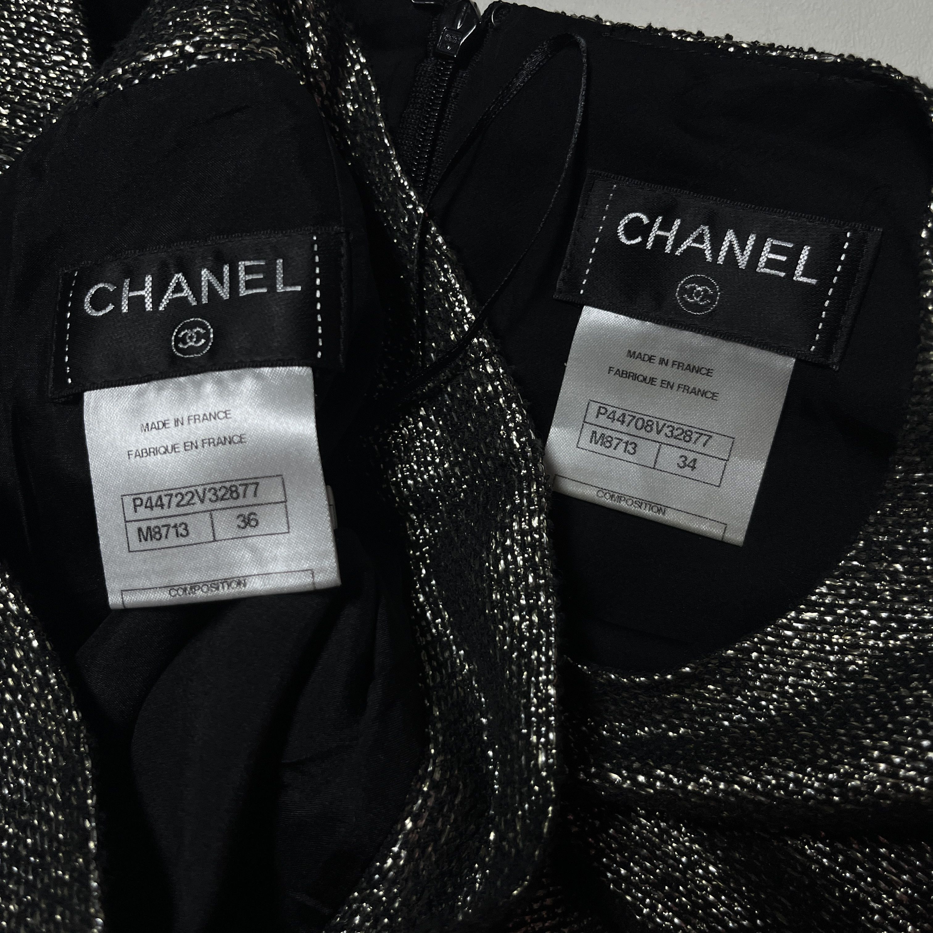Chanel Chanel Metallic Top and Skirt Set Coordinations Size M / US 6-8 / IT 42-44 - 3 Thumbnail