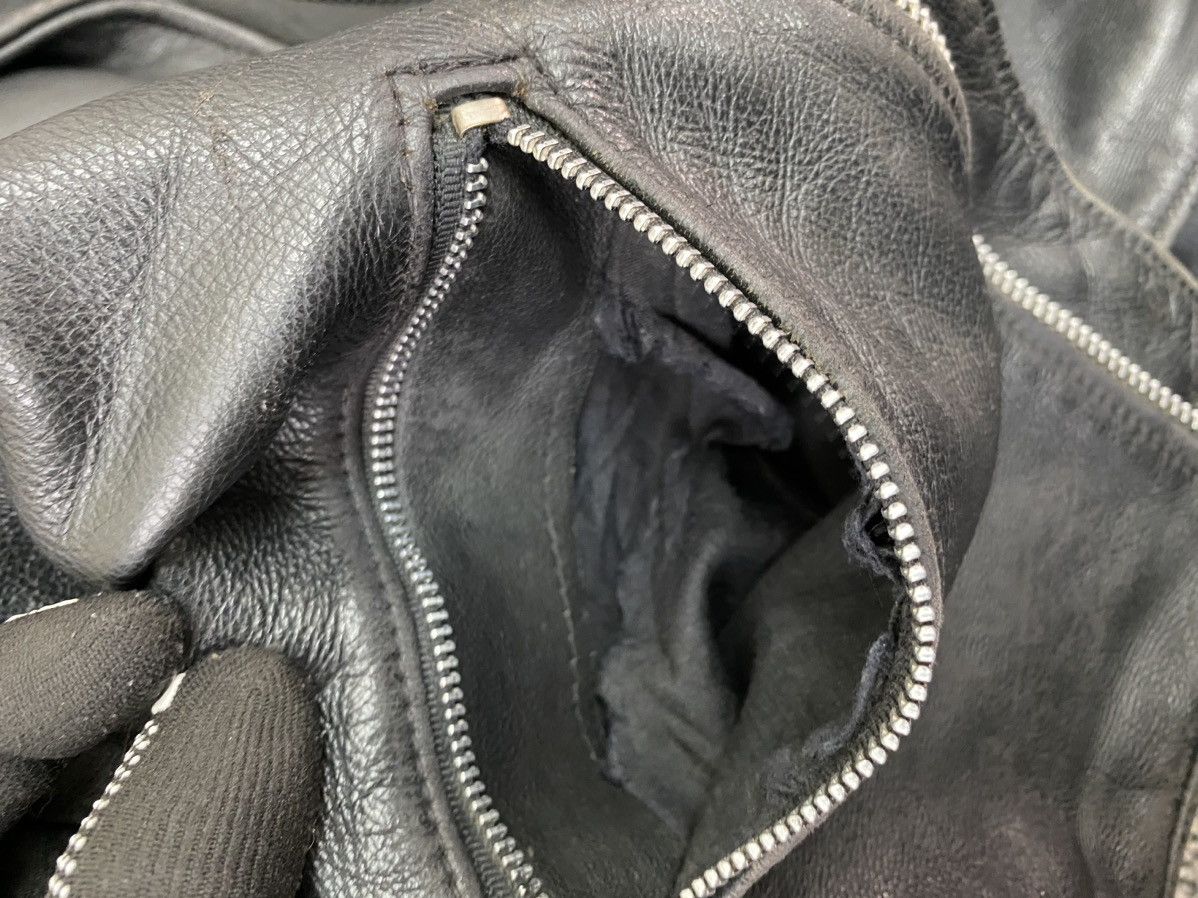 Harley Davidson Vtg Harley Davidson Perfecto Style Limited Leather Jacket Size US L / EU 52-54 / 3 - 16 Thumbnail