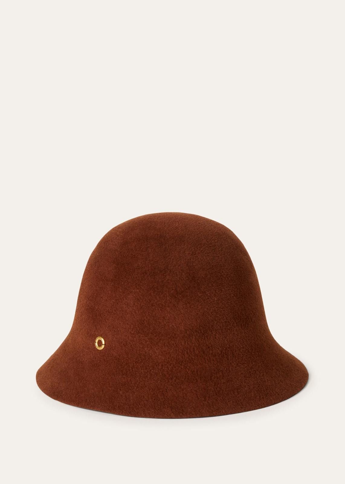 Loro Piana o1srvl11e0325 FAN3445 Size: OS Hat / Cap in Brown Size ONE SIZE - 1 Thumbnail