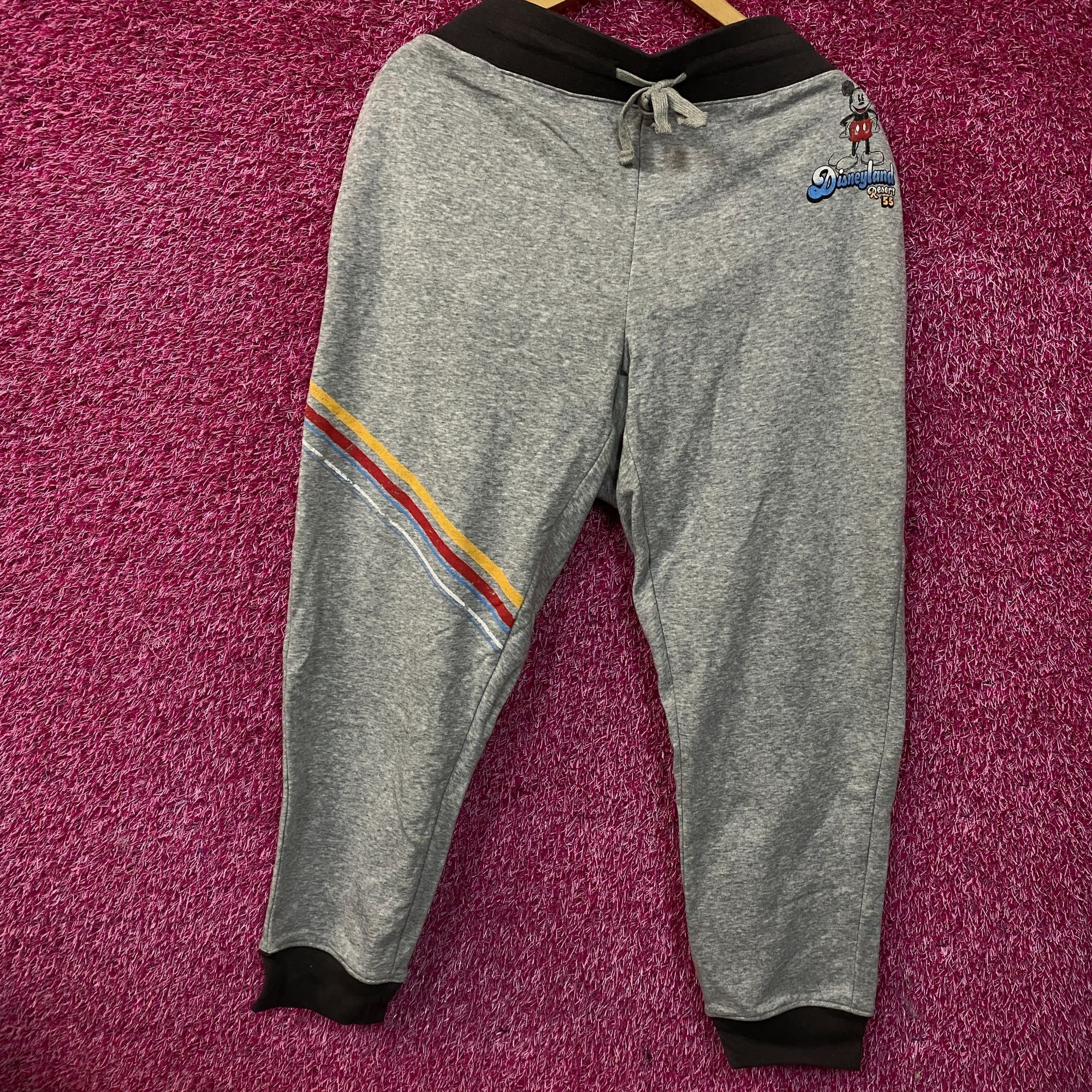 Disney Disney Resort '55 Logo Parks Authentic Original Joggers 1X Size 22" - 3 Thumbnail