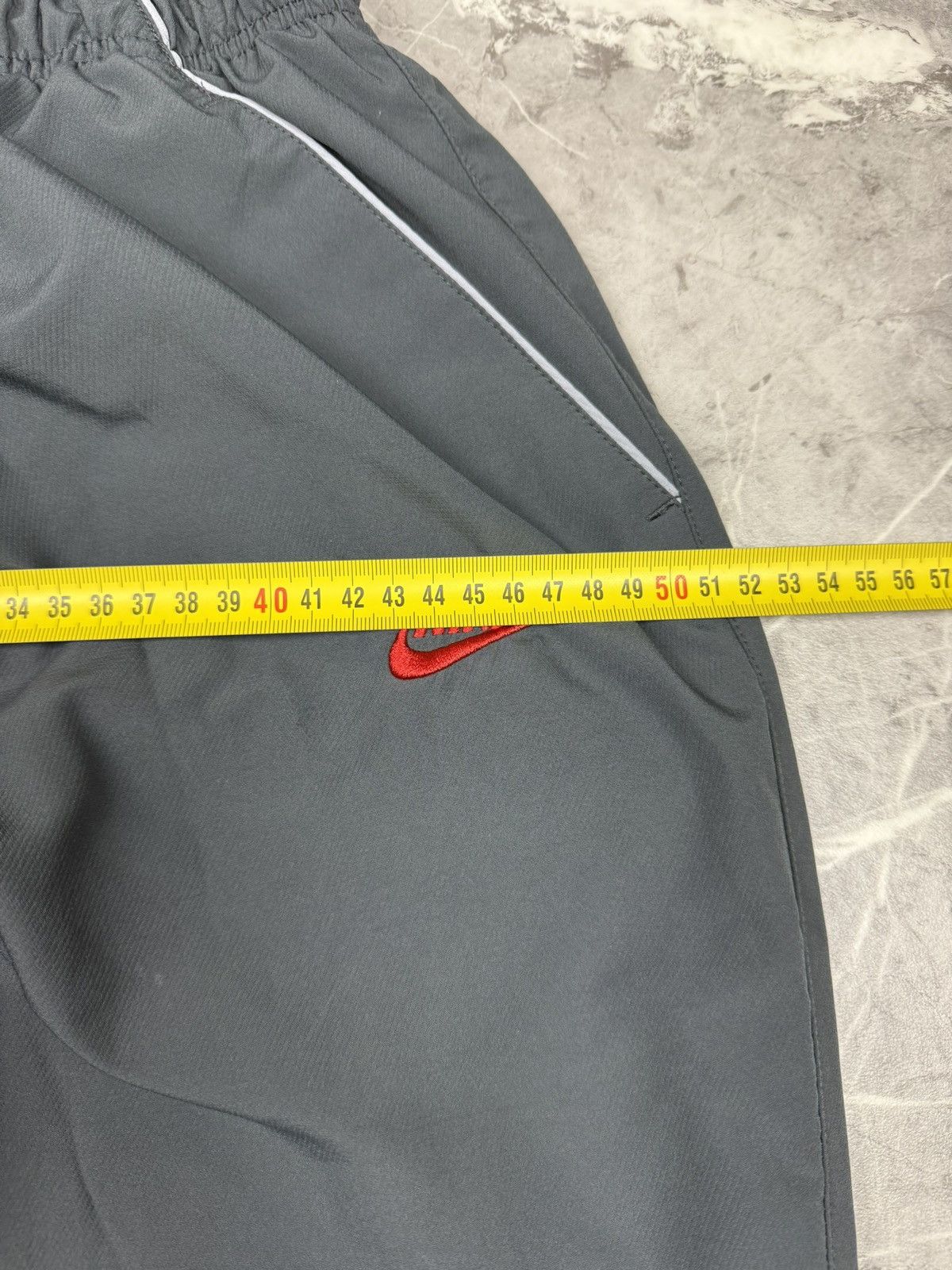 Nike Nike Track Pants Dark Grey / Red | Baggy | Size S (fits M) Size US 32 / EU 48 - 12 Thumbnail