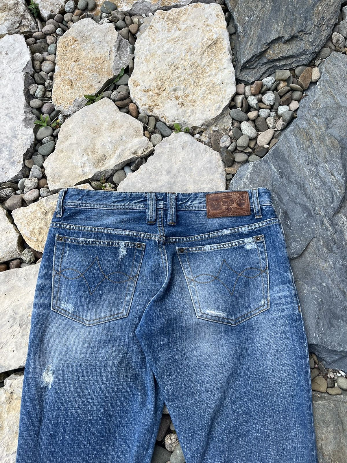 Dolce & Gabbana × Jean Vintage Dolce & Gabbana y2k distressed jeans ripped pants Size US 30 / EU 46 - 17 Thumbnail