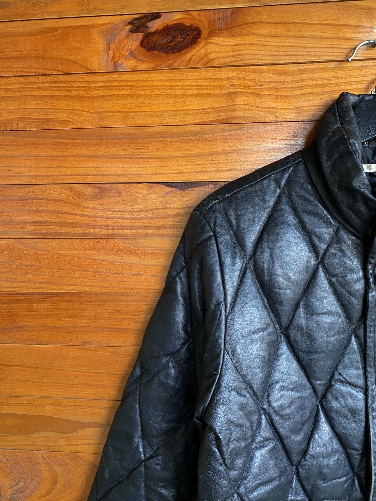 Redmoon Redmoon Quilted Leather Jacket Black Japanese Leather Size US S / EU 44-46 / 1 - 10 Thumbnail