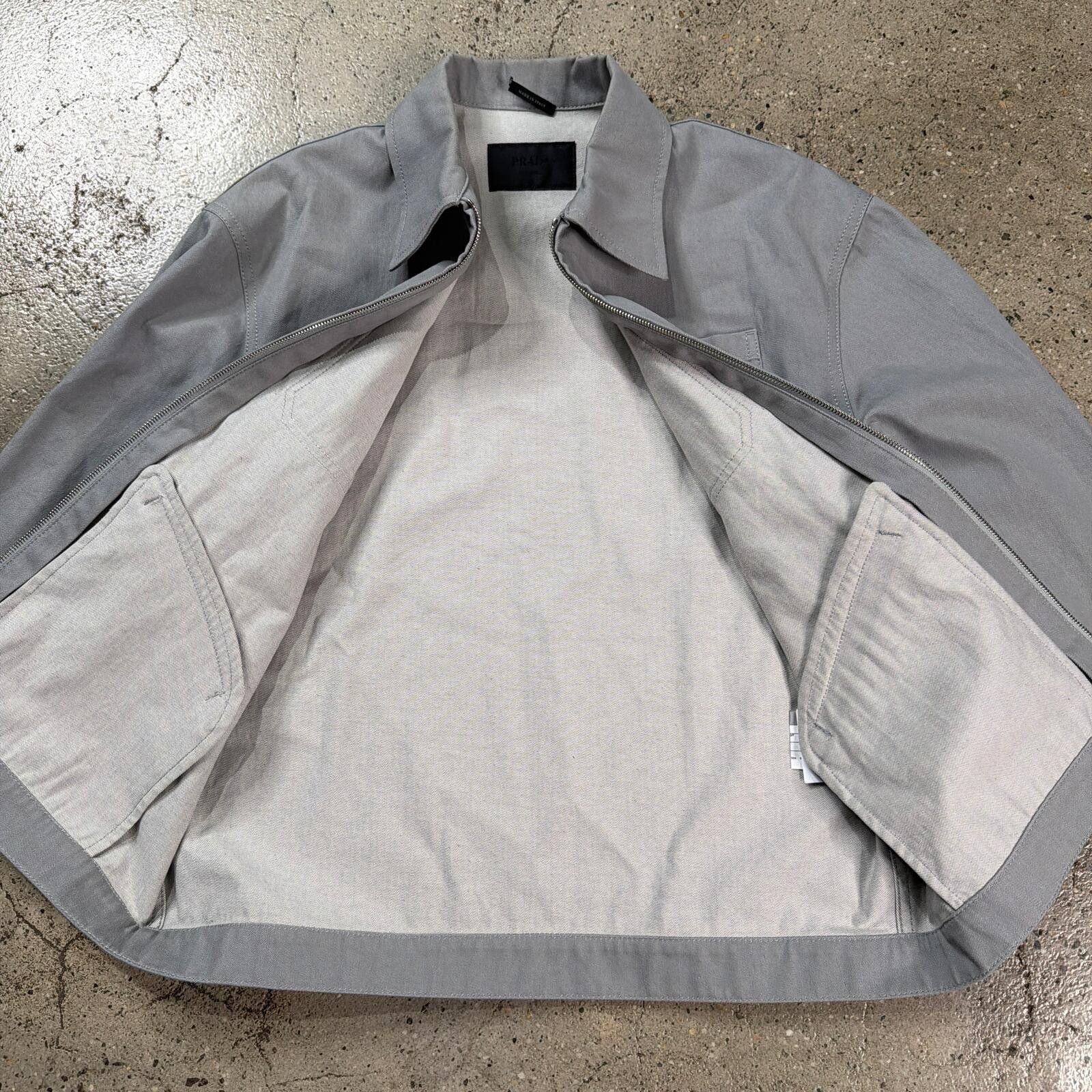 Prada Prada Denim Blouson Jacket Size US L / EU 52-54 / 3 - 10 Thumbnail