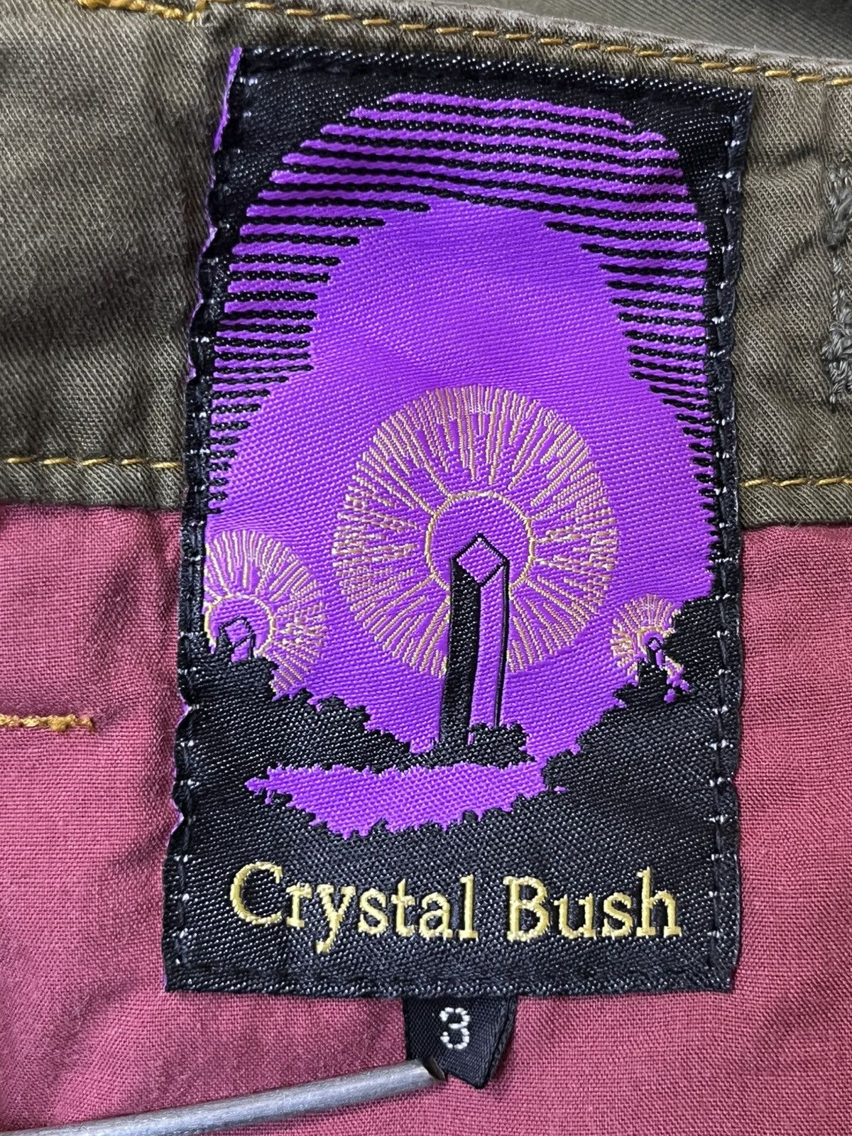 Japanese Brand Japanese CRYSTAL BUSH bondage military style cargo pant Size US 33 - 23 Thumbnail