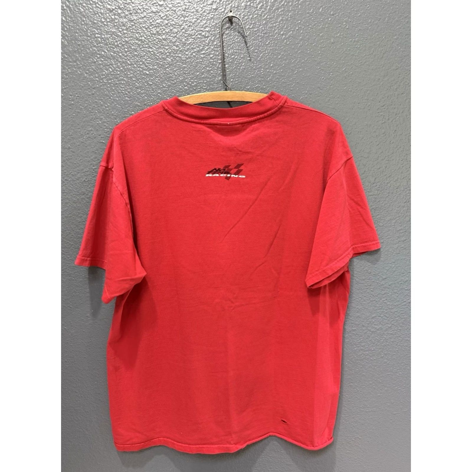 No Fear VINTAGE No Fear Racing Red Cotton T-Shirt L Men’s Shirt Adult Large Red Cotton No Fear Mens Shirt 90s Size US L / EU 52-54 / 3 - 7 Thumbnail