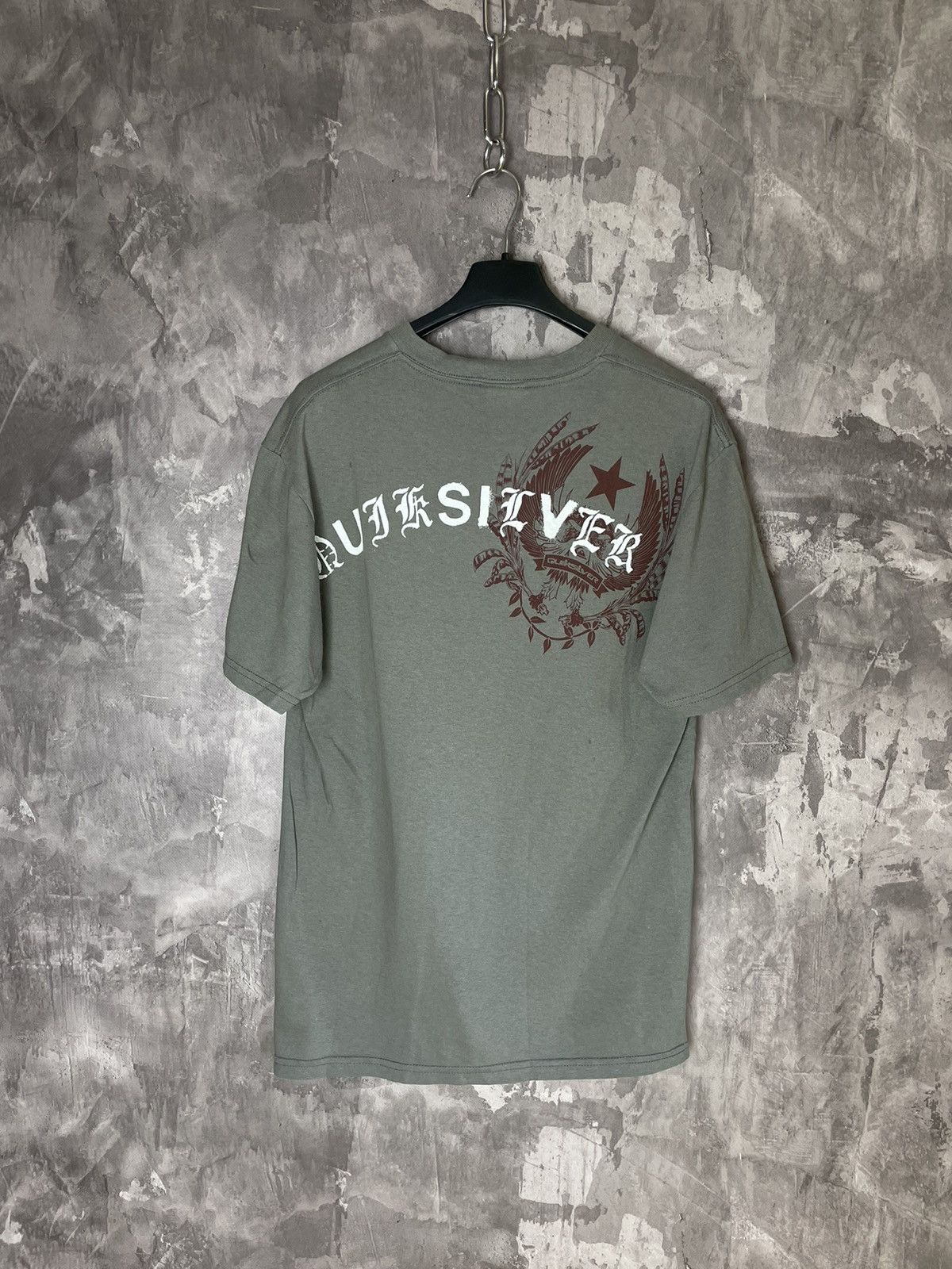 Quicksilver × Quiksilver × Vintage Vintage QUIKSILVER PUNK PRINT T shirt Graphic surf teeY2K Size US S / EU 44-46 / 1 - 1 Thumbnail