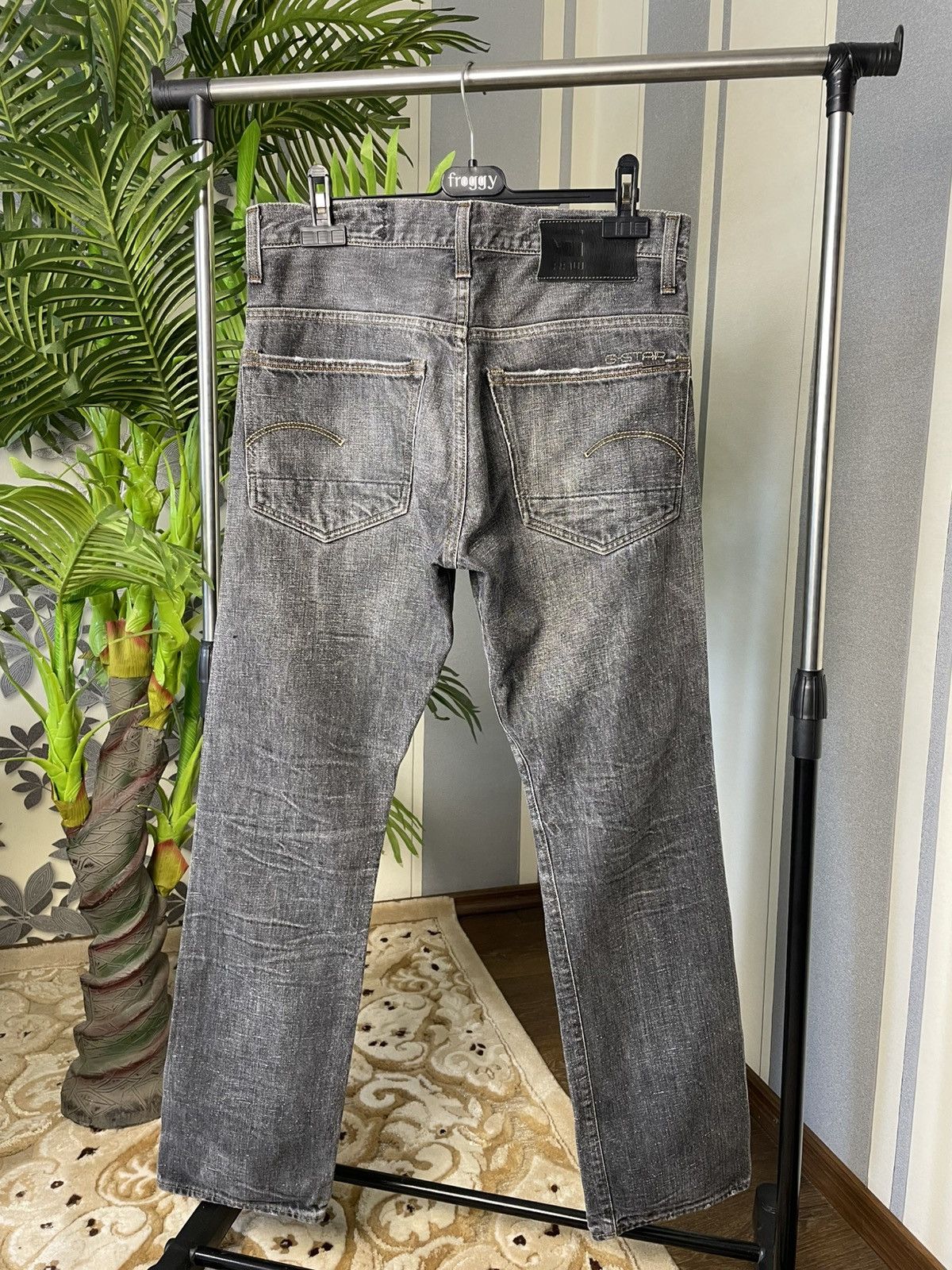 G-Star G-Star RAW Men’s Grey Jeans Pants 3301 Size 31x32 Size US 31 - 2 Thumbnail