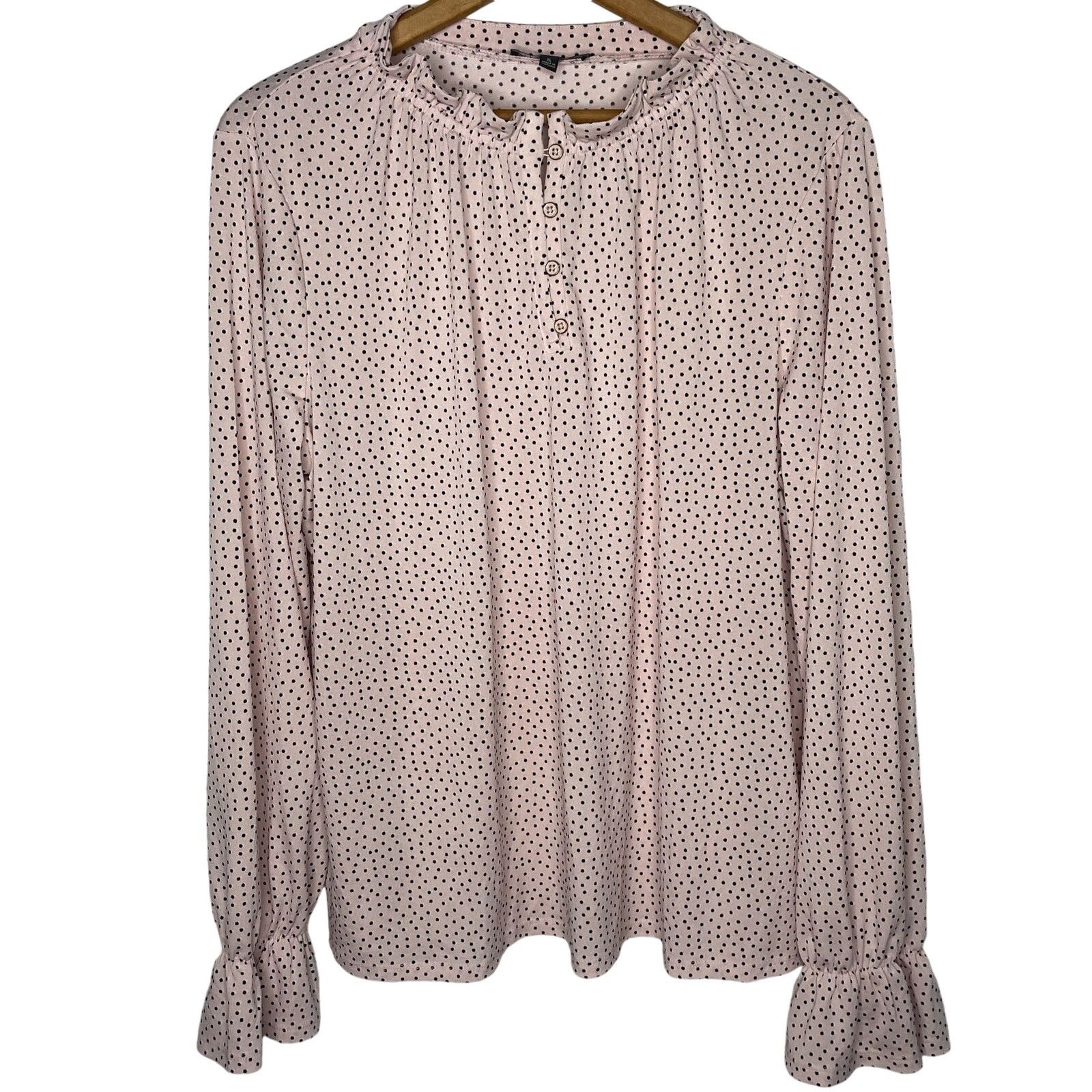Adrianna Papell NWOT Adrianna Papell Polka Dot Blouse Size XL / US 12-14 / IT 48-50 - 1 Thumbnail