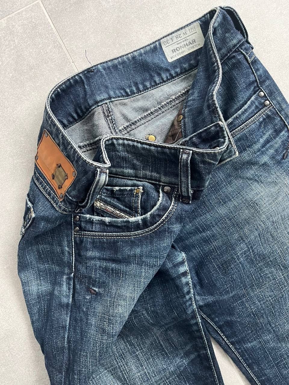Diesel Vintage Diesel Ronhar Raw Flared Lowrise Jeans Size US 28 / EU 44 - 3 Thumbnail