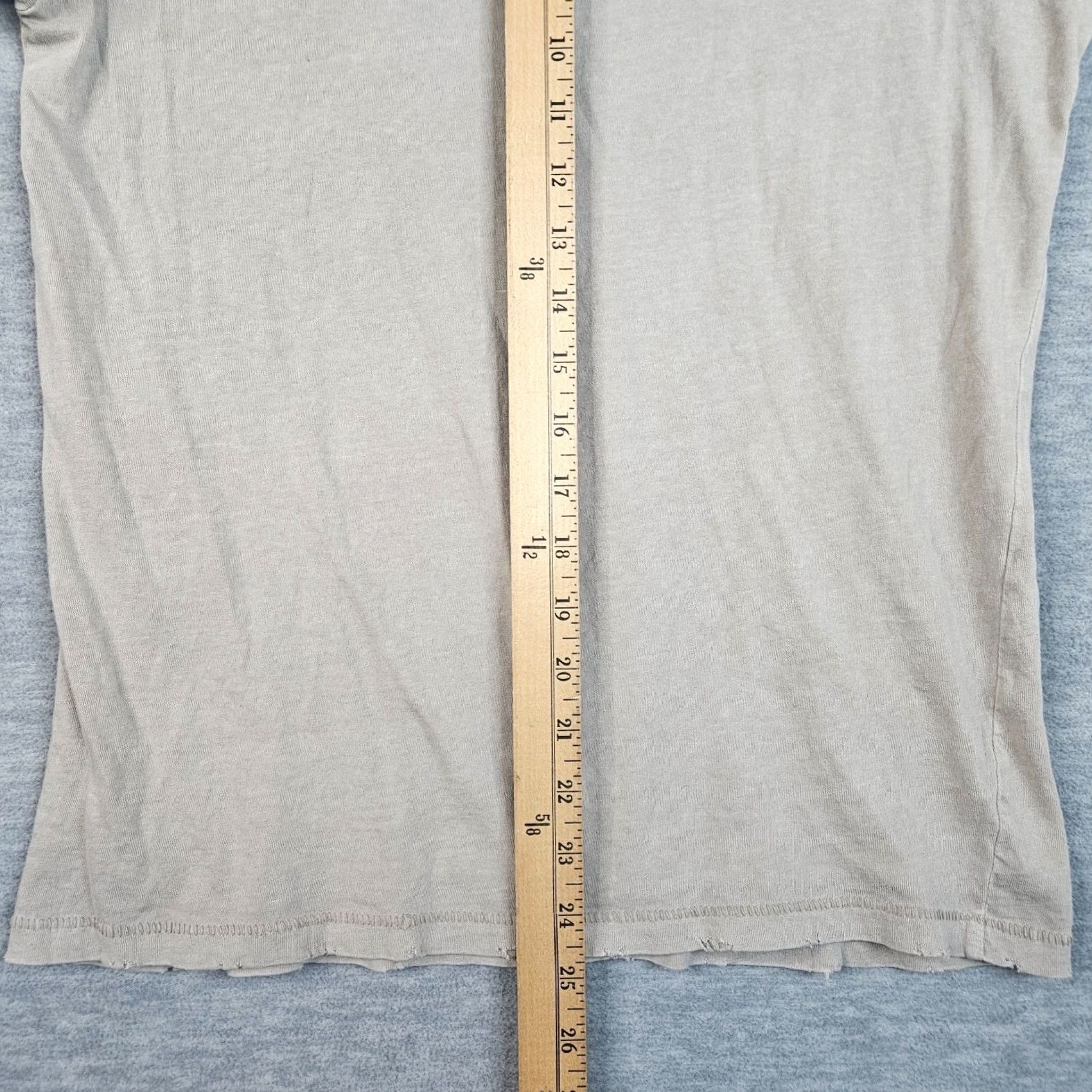 Vintage ACAPELLA Women’s Crew Neck Short Sleeve Tee Size S Beige, Regular Fit, Cotton Blend Shirt, Casual Distressed Vintage none, Men/Women? Size 28" / US 6 / IT 42 - 7 Thumbnail