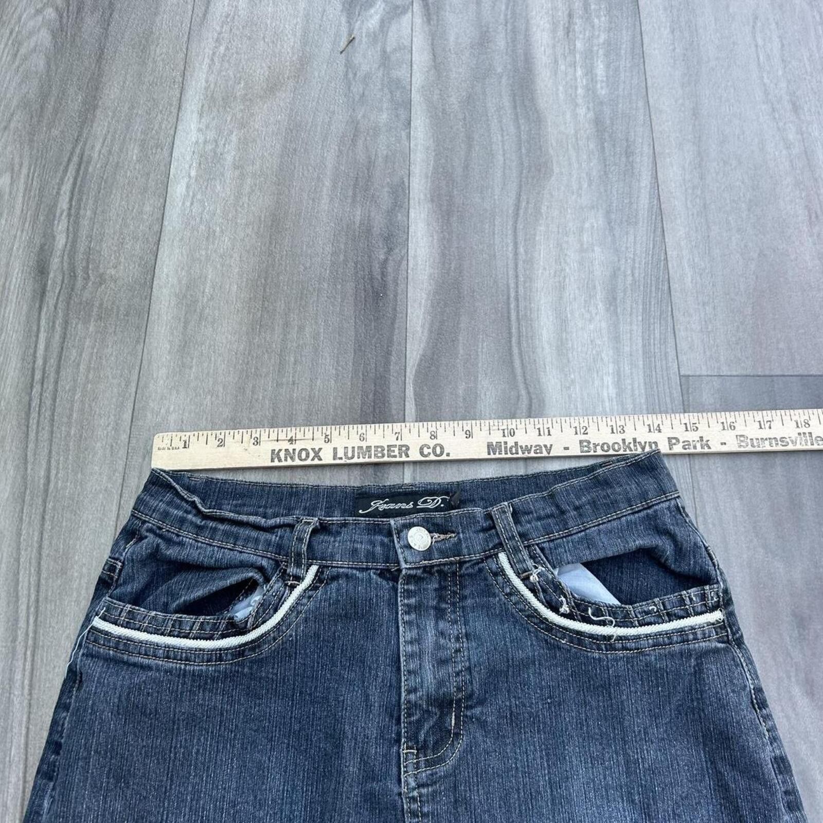 Other Vintage y2k Grey Black Faded Womens Mid Length Skirt size 7 Size 30" / US 8 / IT 44 - 6 Thumbnail
