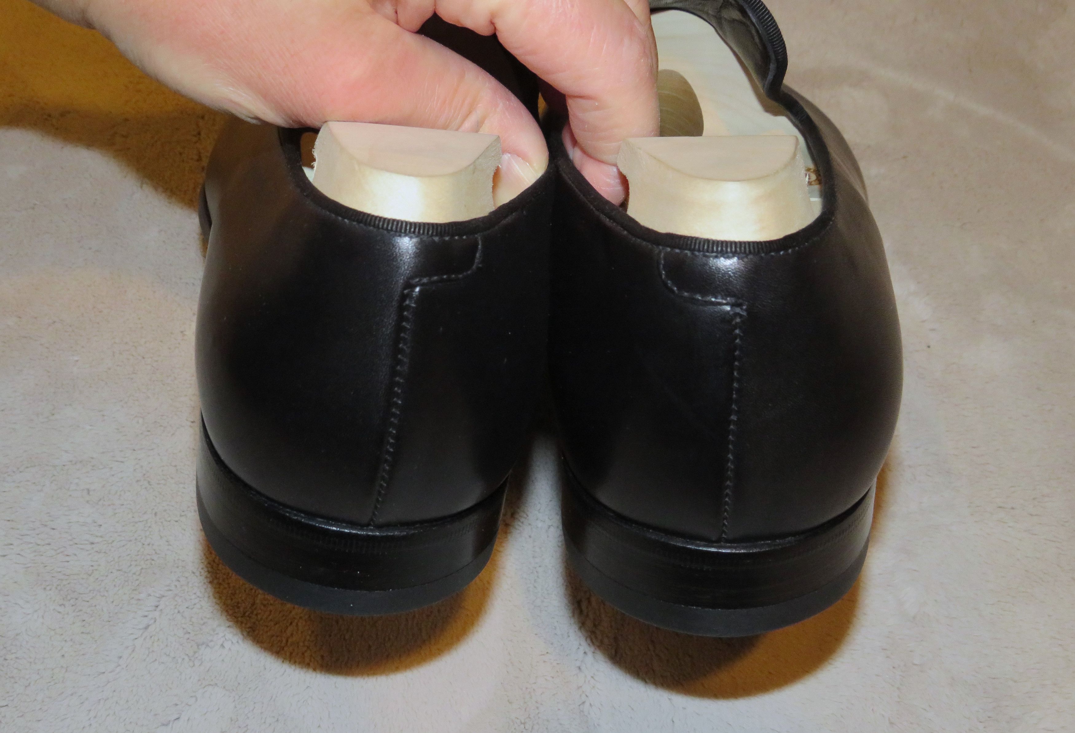 J.M. Weston 911 Black Calf Leather One Piece Formal Loafer 9.5 NWOB Size US 9.5 / EU 42-43 - 8 Thumbnail