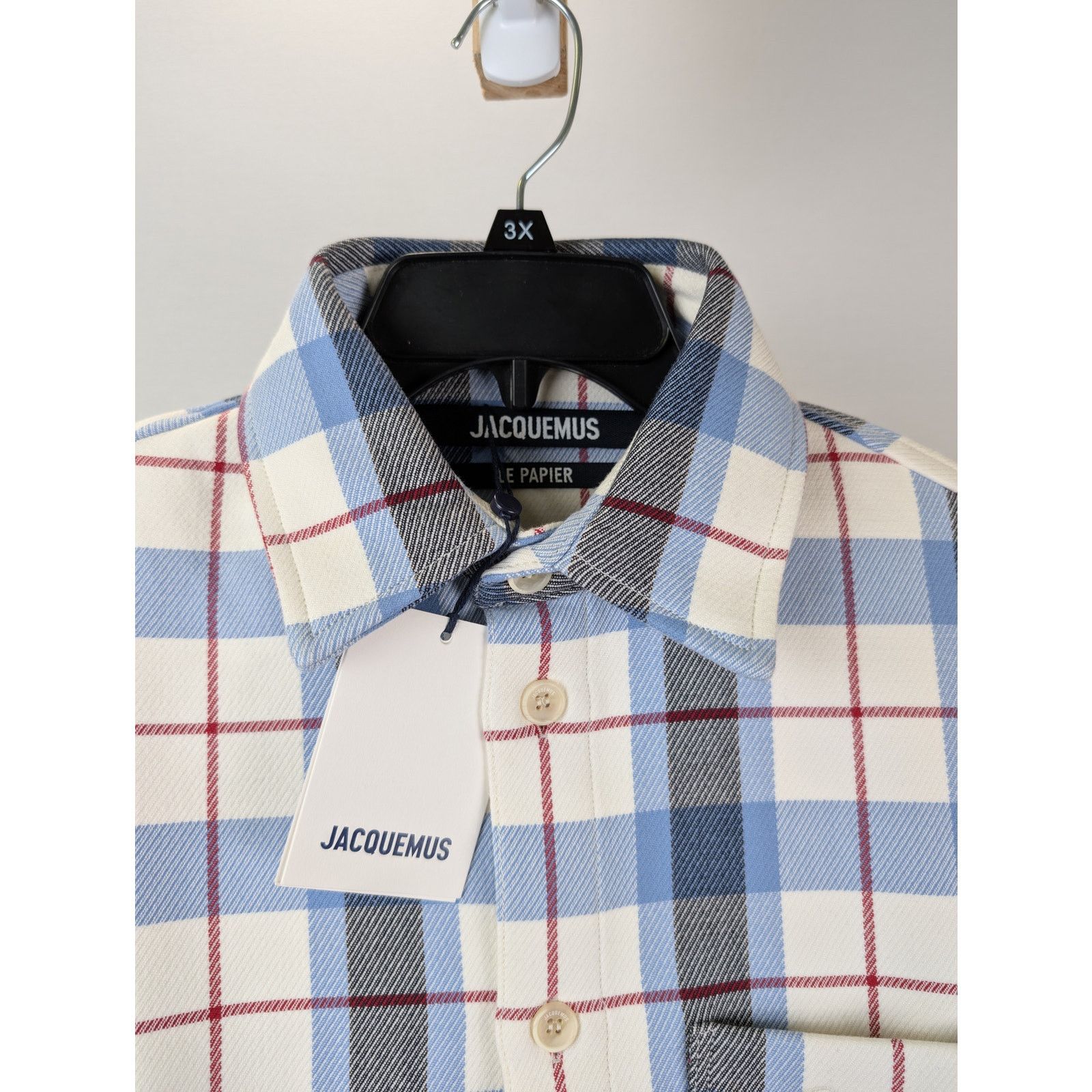 Jacquemus o1rshd1 LA Chemise Button up Shirt in Multicolor Size US M / EU 48-50 / 2 - 7 Thumbnail