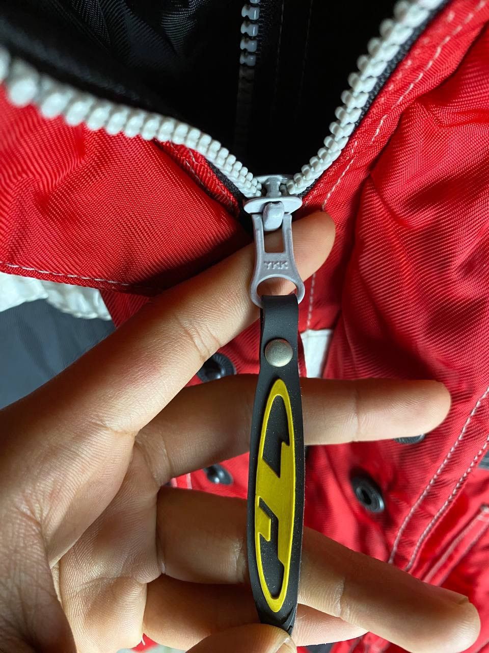 Japanese Brand × Taichi Murakami Vintage Taichi Racing Team Nylon Ride Jacket (Pit 22.5) Size US M / EU 48-50 / 2 - 9 Thumbnail