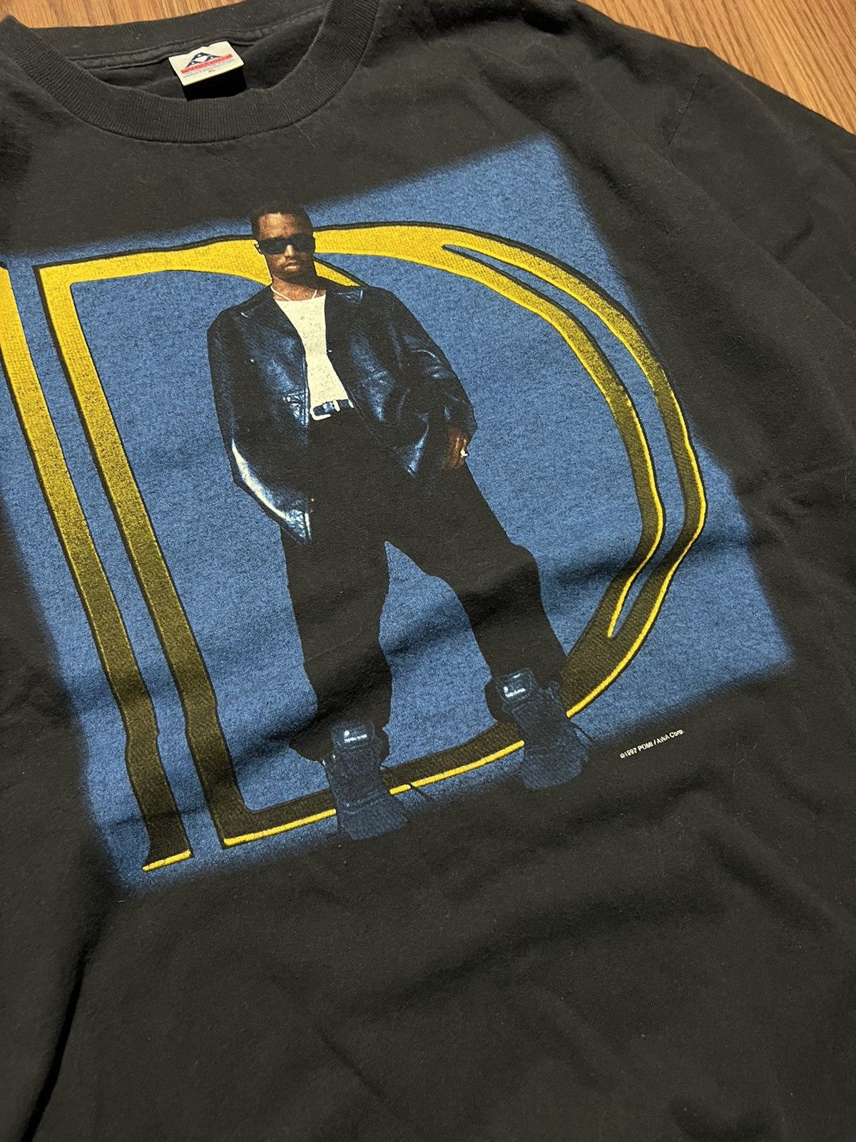 Rap Tees Vintage 1997 Puff Daddy Logo Rap Tee Shirt Size US L / EU 52-54 / 3 - 3 Thumbnail