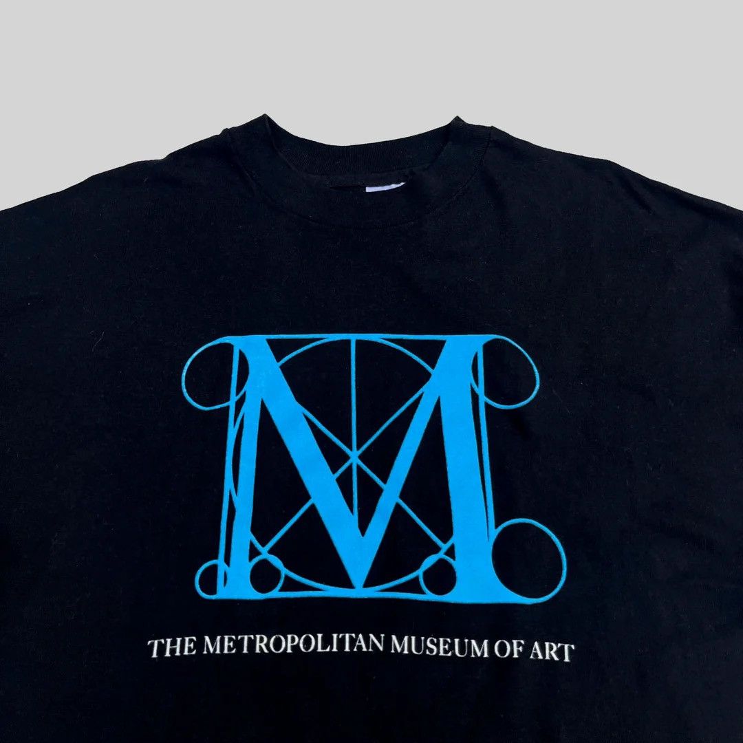 Hanes Metropolitan Museum of Art 1990s Vintage MET NYC T-Shirt Size US XL / EU 56 / 4 - 2 Thumbnail