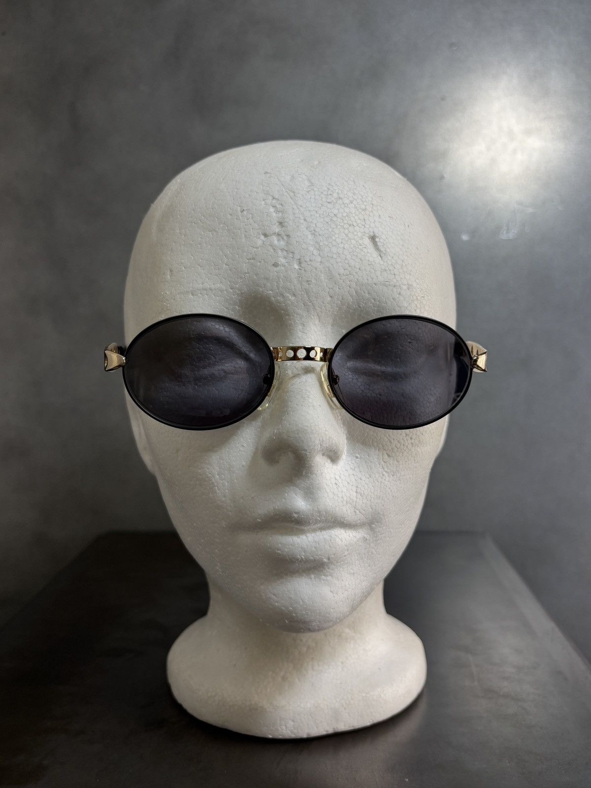 Designer NOS 1990s Sunglasses Metal JPG Diesel Sover Italy Deadstock Size ONE SIZE - 9 Thumbnail