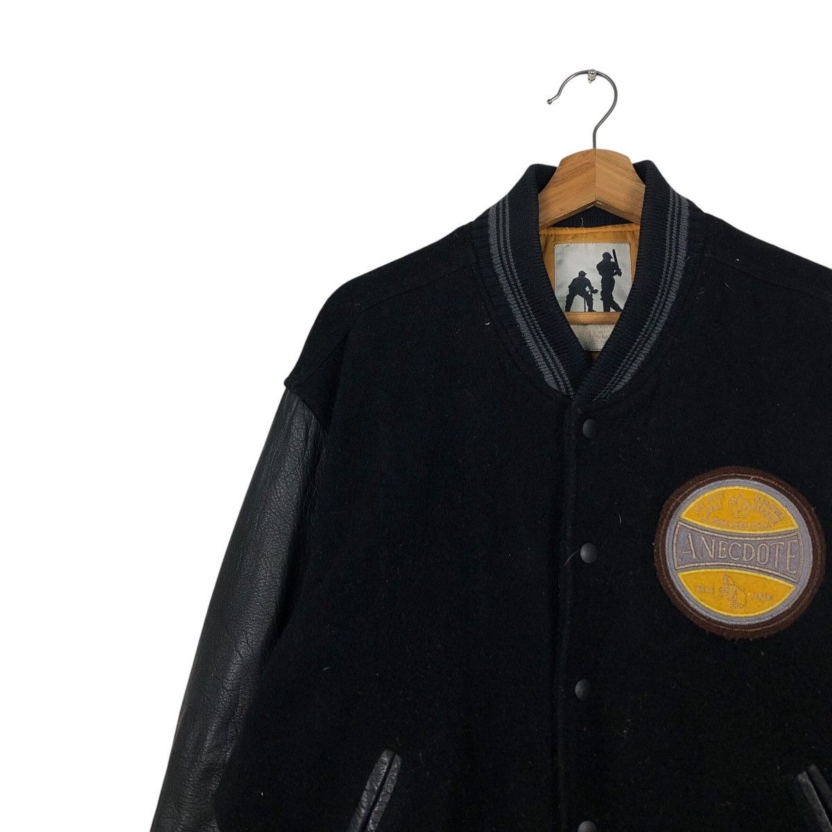 Japanese Brand 📌Vintage Varsity Leather Jacket Zut Petit Issey Miyake Size US L / EU 52-54 / 3 - 8 Thumbnail