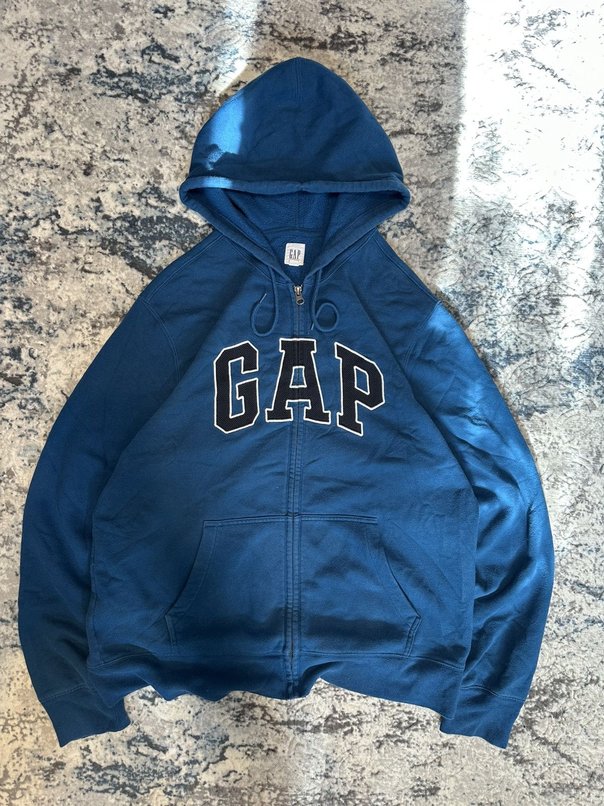 Gap HOODIE GAP Y2K VINTAGE STREETWEAR BIG LOGO,SIZEL Size US L / EU 52-54 / 3 - 3 Thumbnail