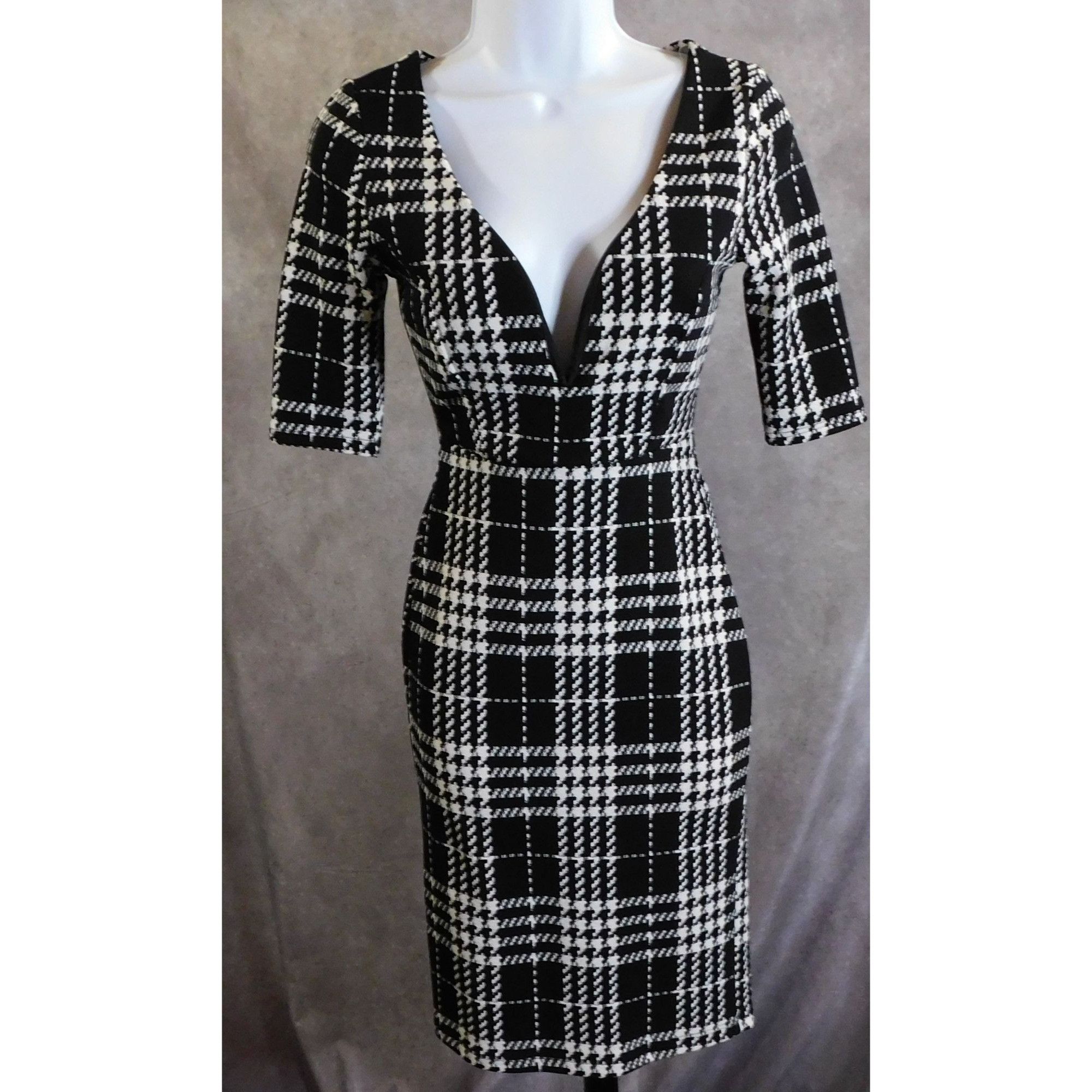 Other A'Gaci Black And White Fusion Dress NWT Size S / US 4 / IT 40 - 1 Thumbnail