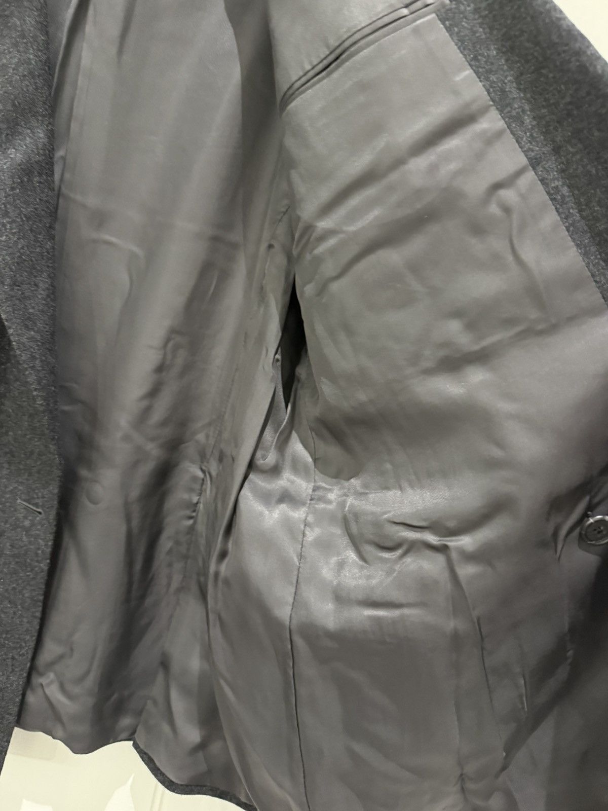 Ermenegildo Zegna Ermenegildo Zegna grey double breasted blazer Size 40R - 6 Thumbnail