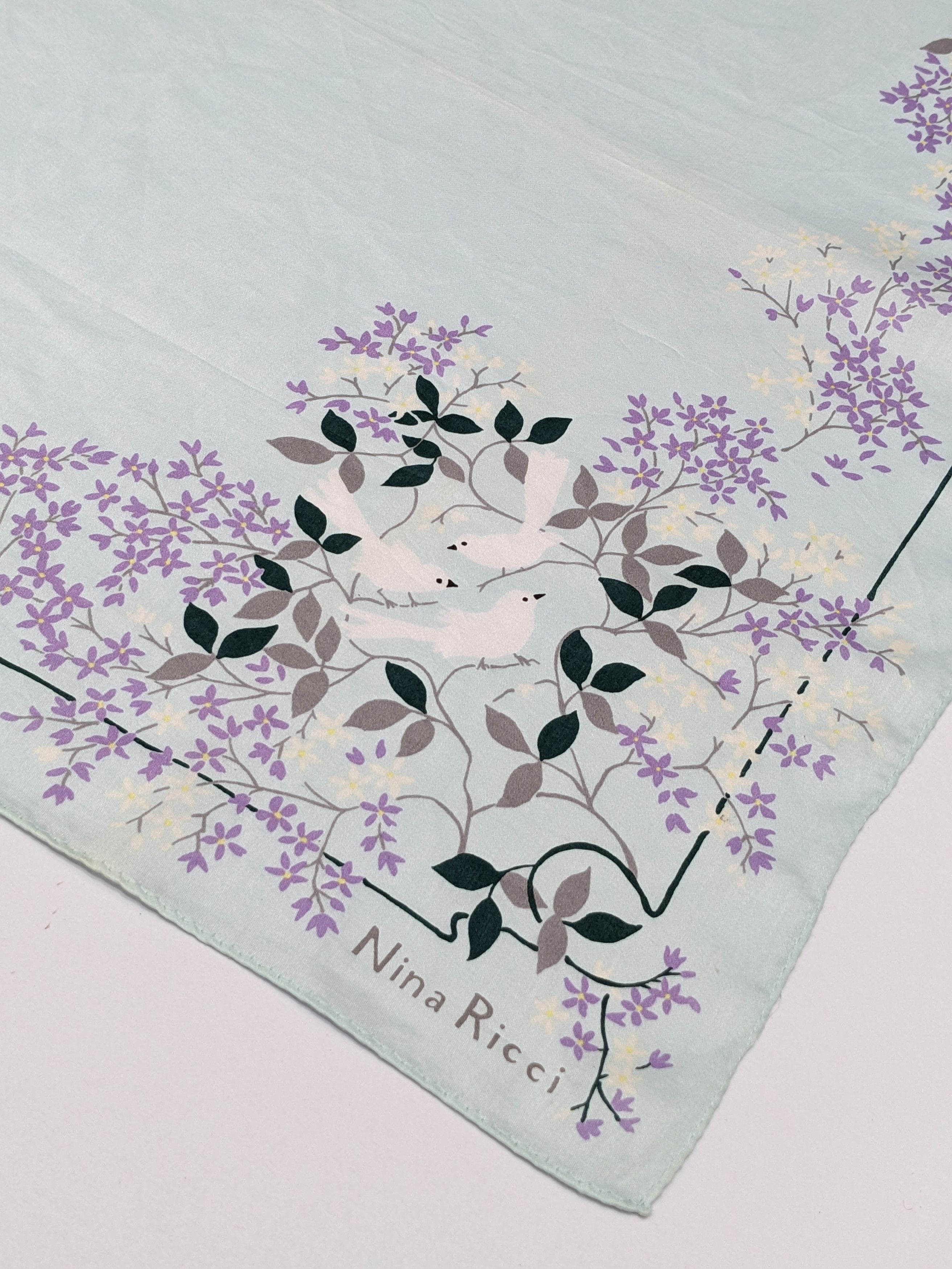Nina Ricci Nina Ricci Mint Green Iconic Dove & Lavender Floral Size ONE SIZE - 2 Thumbnail