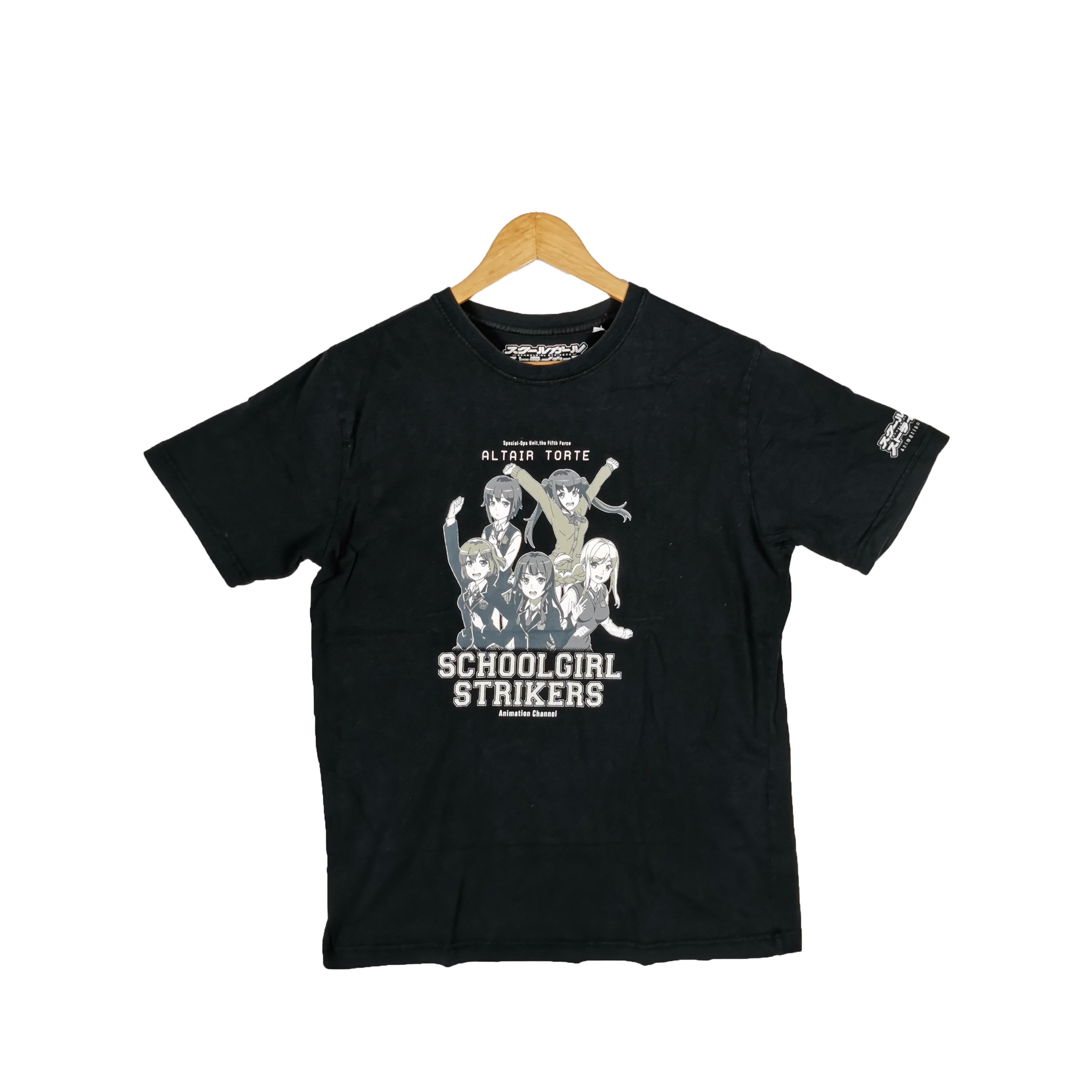 Anime Y2K School Girl Strikers Tshirt Japanese Manga Anime Tees | Size US M / EU 48-50 / 2 - 1 Thumbnail