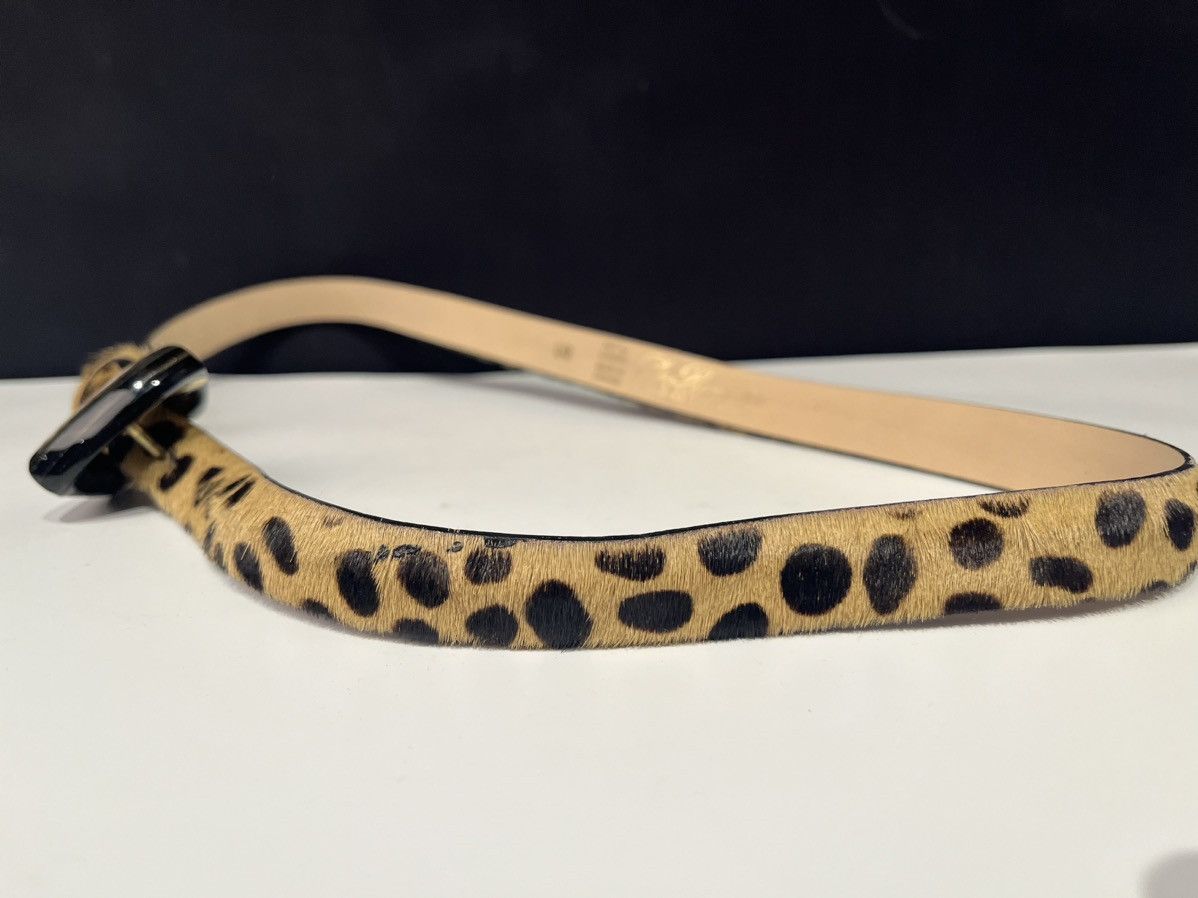 Vintage De Renaudin Cheetah Print Natural Horn Belt Size ONE SIZE - 3 Thumbnail
