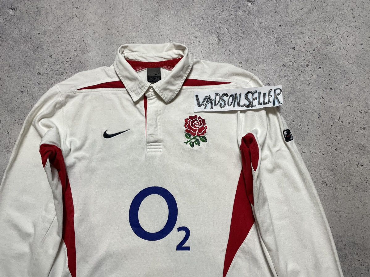 Nike Nike Vintage England Rugby League Jersey o2 Longsleeve Y2K Size US L / EU 52-54 / 3 - 8 Thumbnail