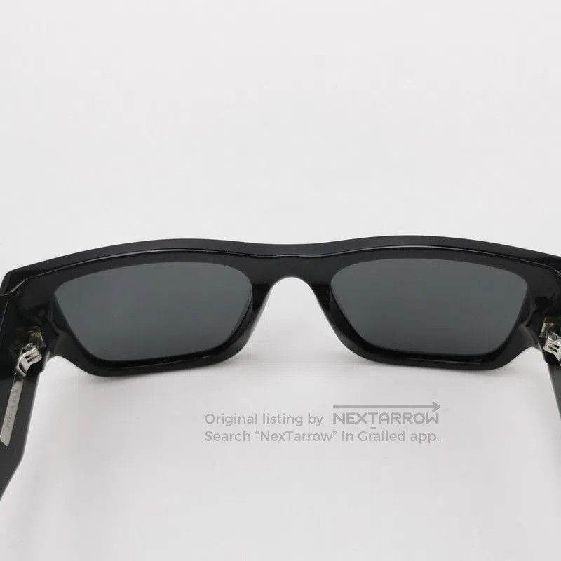 Prada Prada Triangle Logo Frame Sunglasses. Size ONE SIZE - 8 Thumbnail