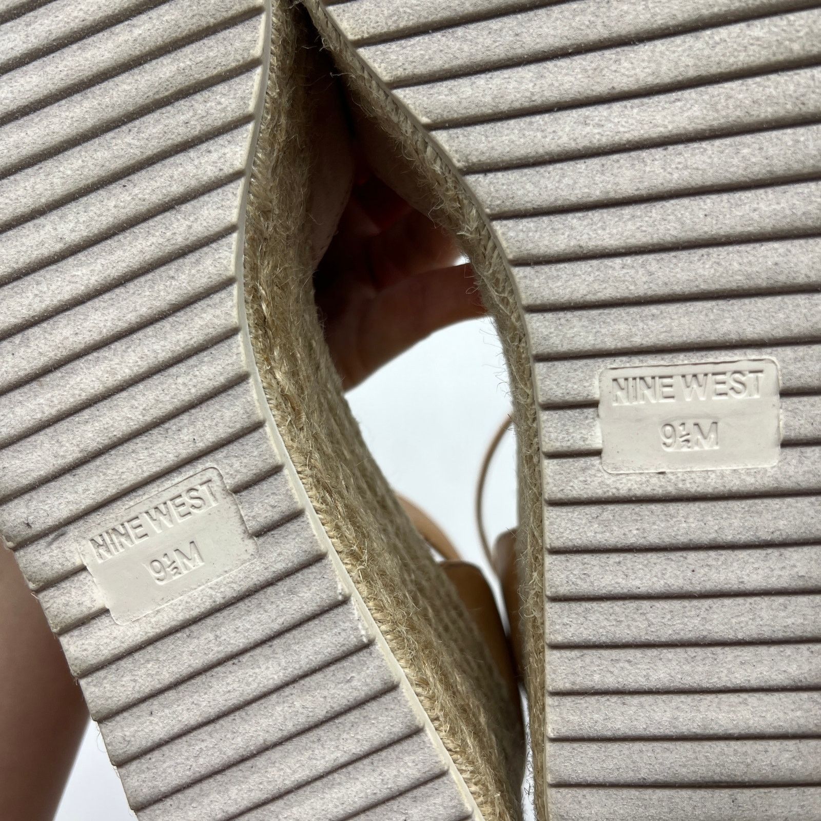 Nine West Nine West Women's Shoes Size 9.5 Ariela Espadrille Buckle Size US 9.5 / IT 39.5 - 10 Thumbnail