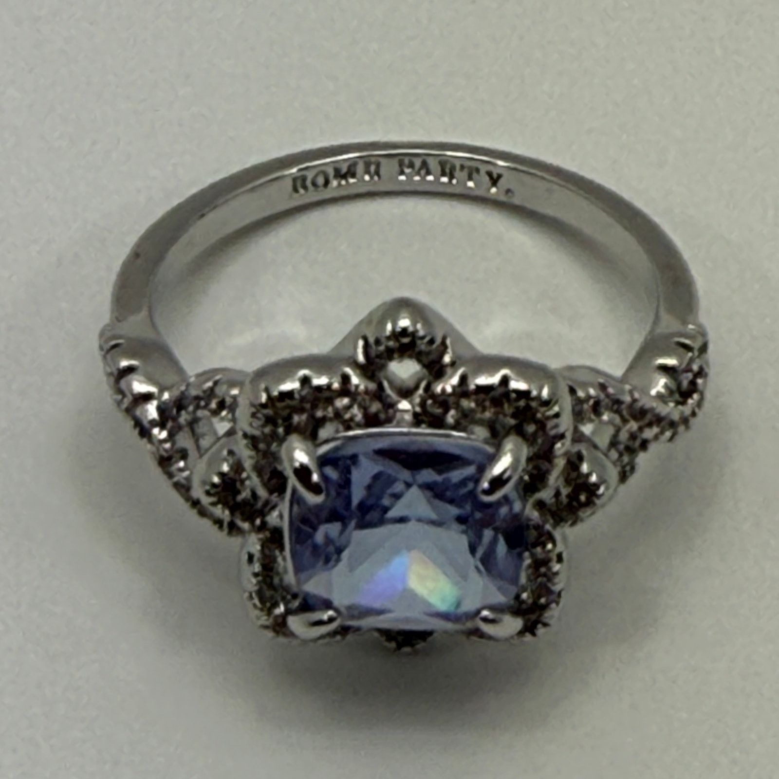 Other Bomb Party Lab Created Light Amethyst Size 8 Ring Size ONE SIZE - 6 Thumbnail