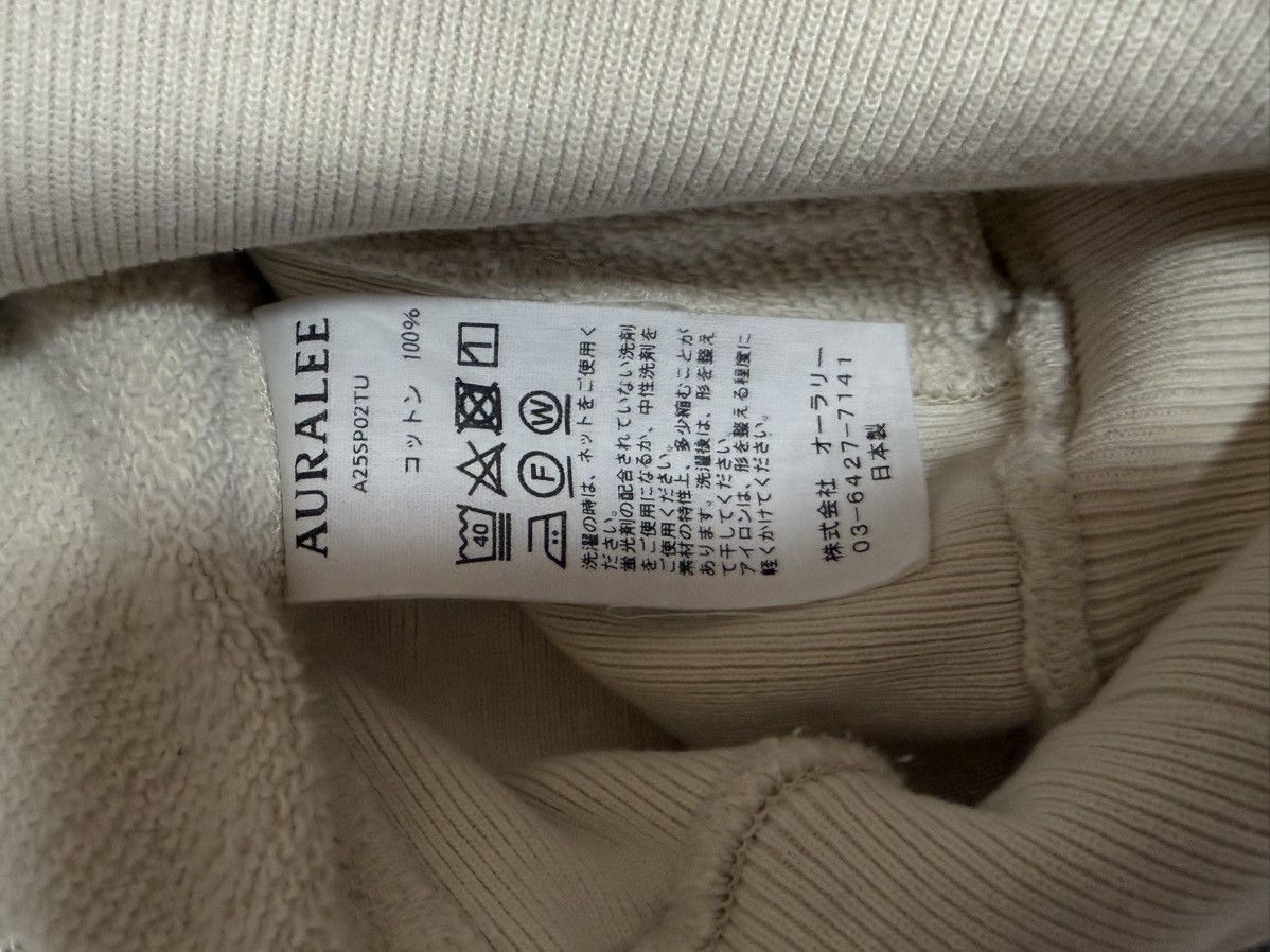 Auralee Auralee jersey sweatshirt in beige Size US S / EU 44-46 / 1 - 4 Thumbnail