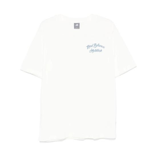 New Balance NEW BALANCE Men T-Shirts MT43556SST WHITE Size US S / EU 44-46 / 1 - 1 Thumbnail