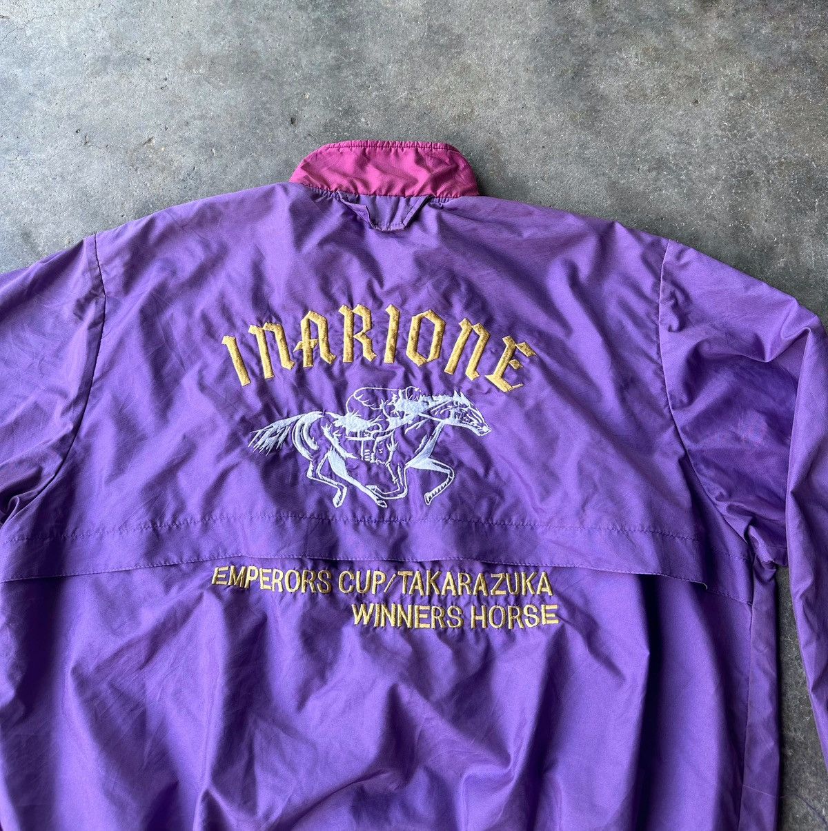 Asics Vtg asics marione emperor cup/takarazuka winner horse jacket Size US L / EU 52-54 / 3 - 5 Thumbnail