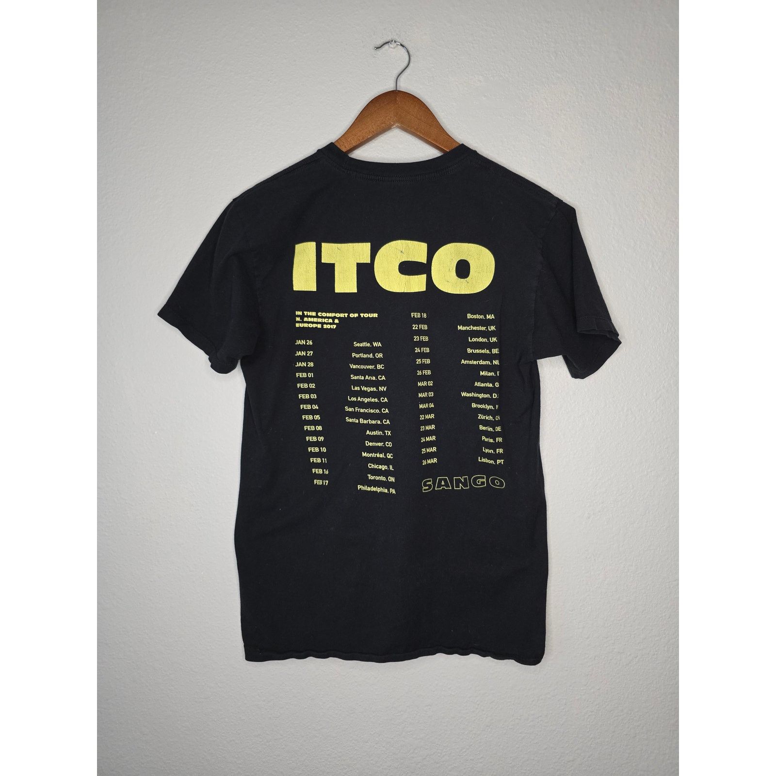 Other Sango Shirt In The Comfort OF Tour 2017 Merch Black M Tee Size US M / EU 48-50 / 2 - 1 Thumbnail