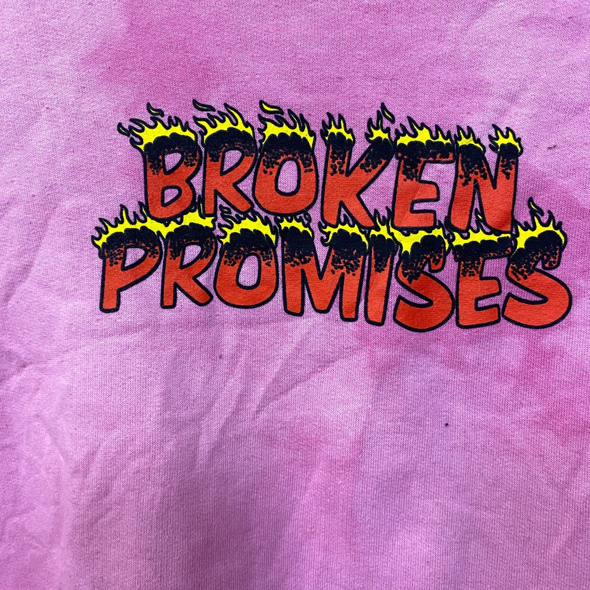 Broken Promises Co. Broken Promises Hot Stuff Tiedye hoodie size Medium Size US M / EU 48-50 / 2 - 2 Thumbnail
