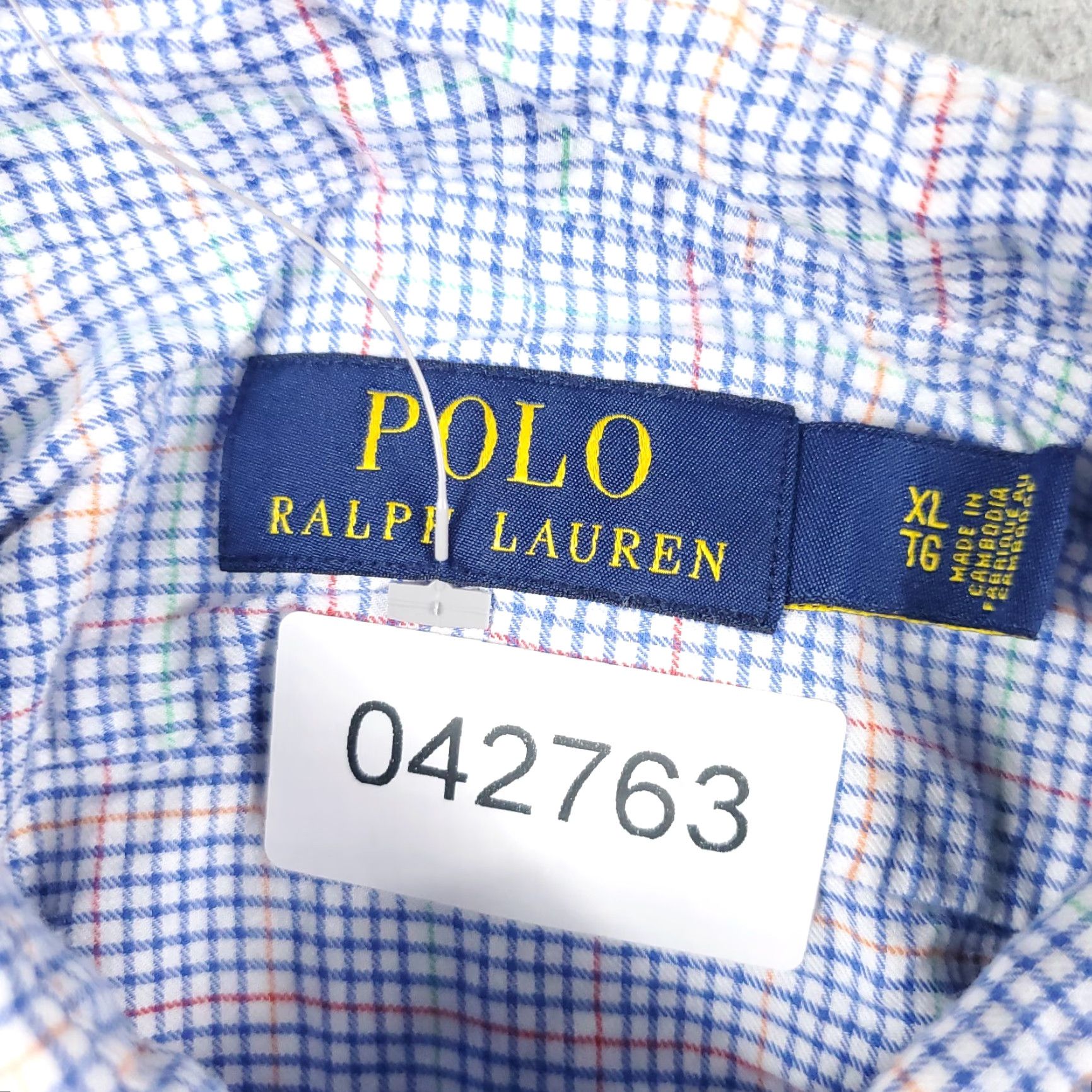 Ralph Lauren Ralph Lauren Shirt Mens XL Blue Plaid Button-Up Long Sleeve Casual Classic Preppy Logo Button-Down Neck Collared -/- Size US XL / EU 56 / 4 - 7 Thumbnail